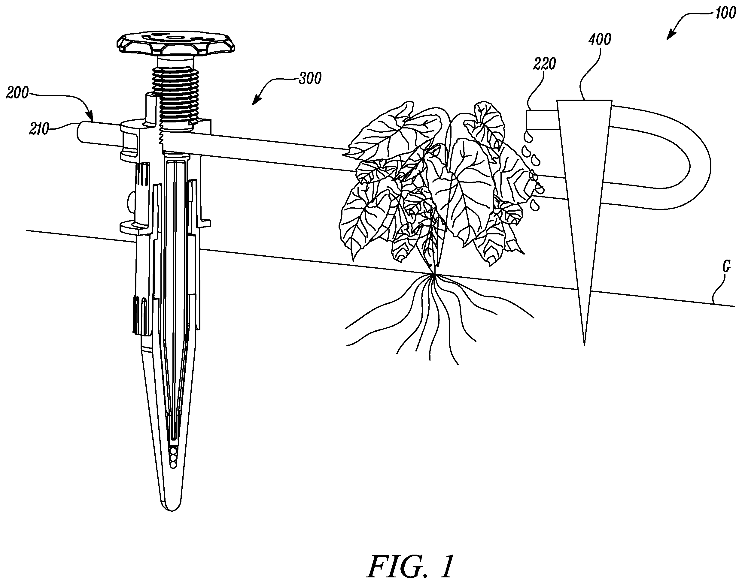 Patent US12342767 — Valve assembly for an irrigation system — Figure 1