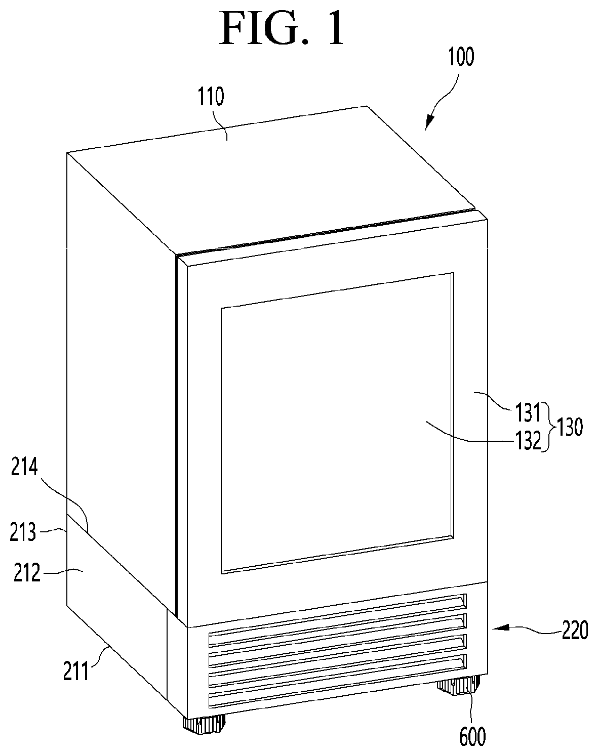 Patent US12342771 — Plant cultivation device and refrigerator — Figure 1