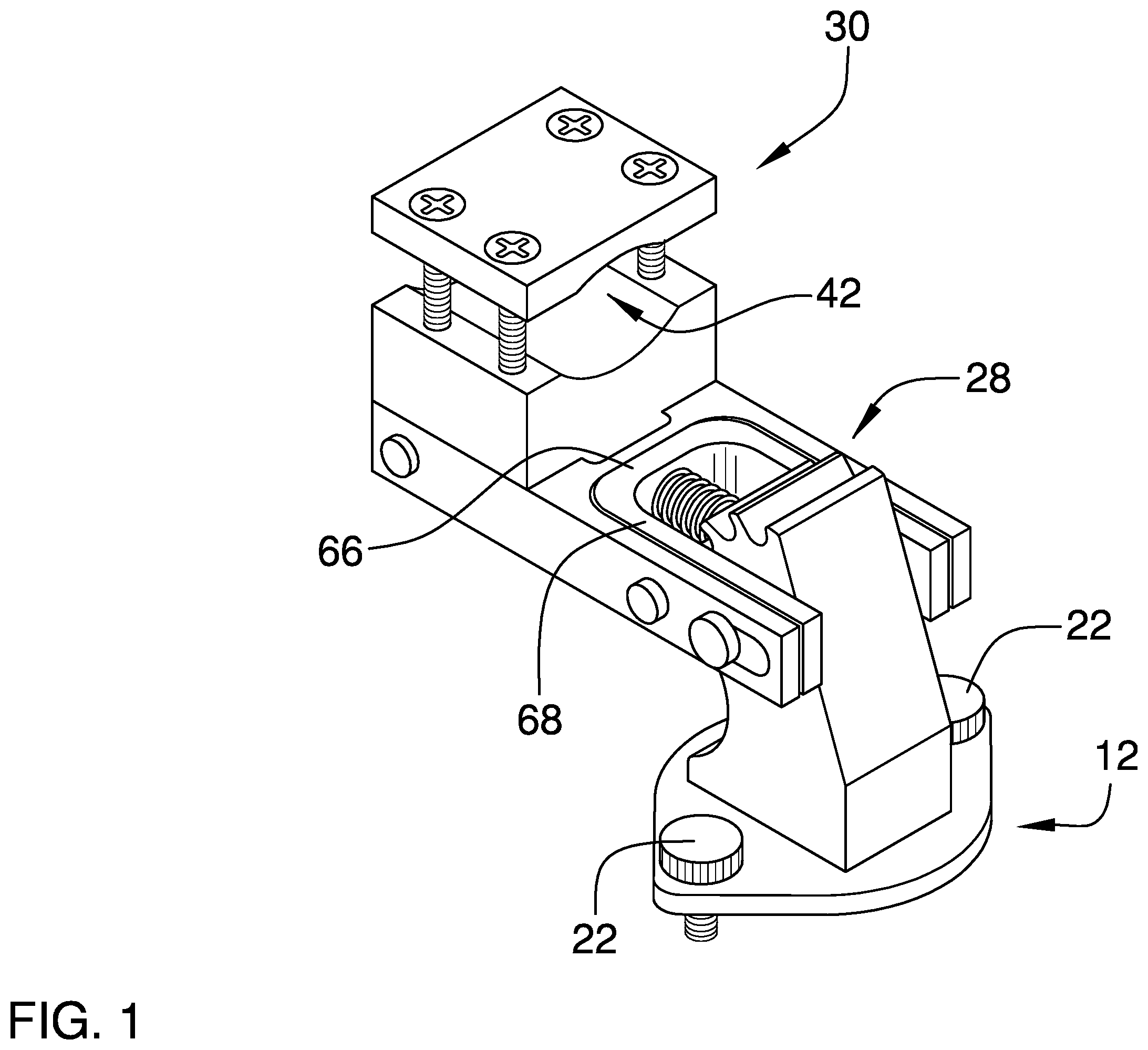Patent US12342804 — Fishing net support system — Figure 1