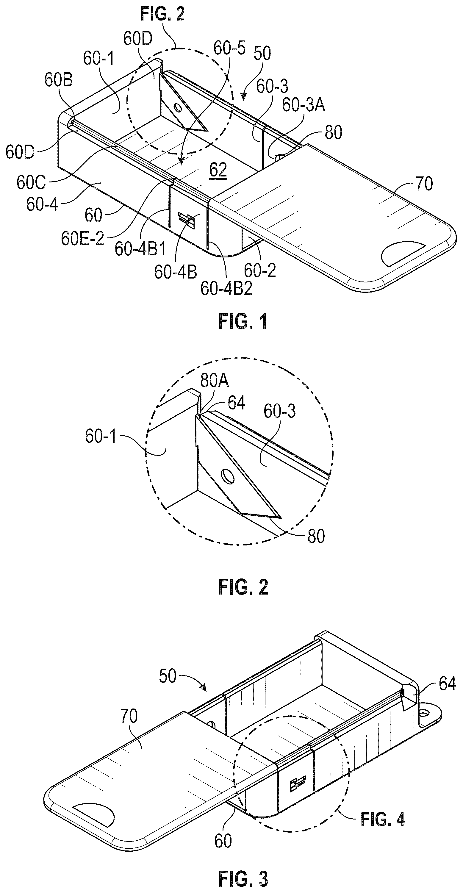 Patent US12342805 — Fly box with integrated tippet cutter — Figure 1