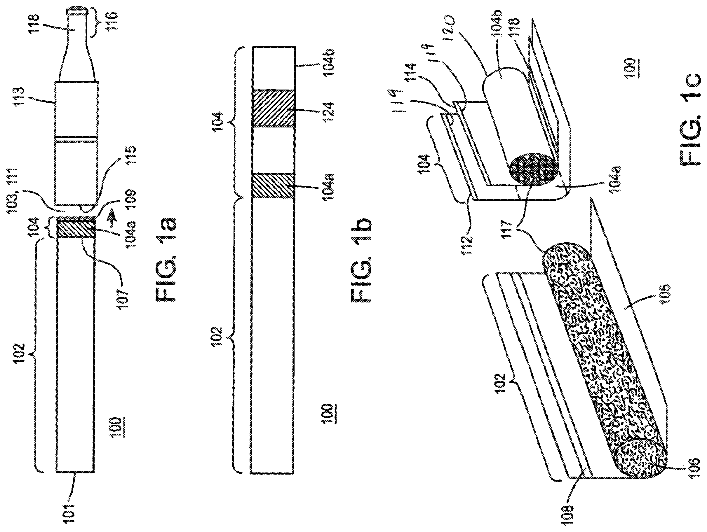 Patent US12342851 — Smoking article with reduced tobacco — Figure 1