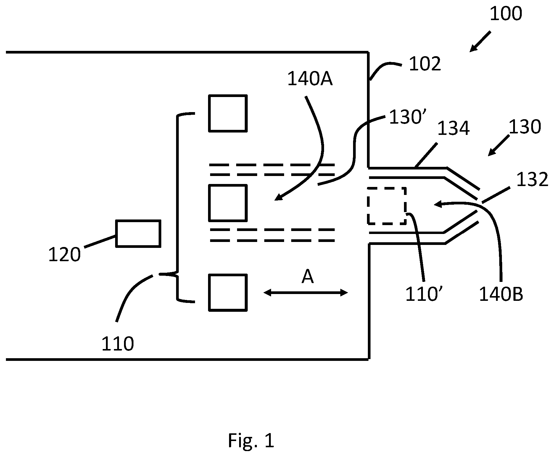 Patent US12342862 Figure 1 – Aerosol generating system