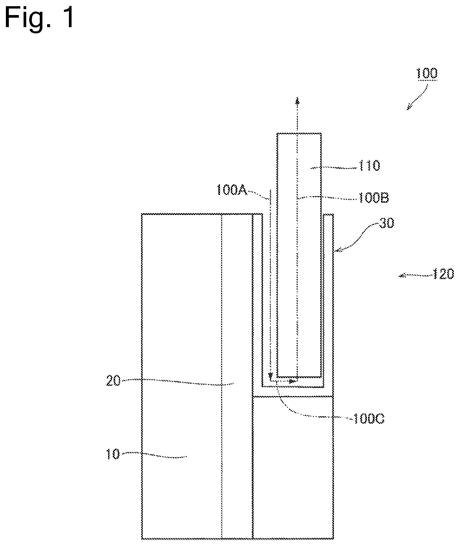 Patent US12342863 — Heater assembly and container — Figure 1