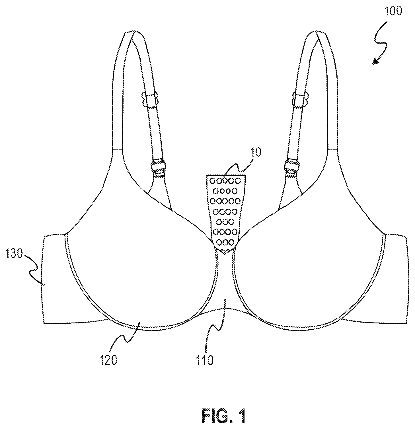 Patent US12342875 — Breast separator devices — Figure 1