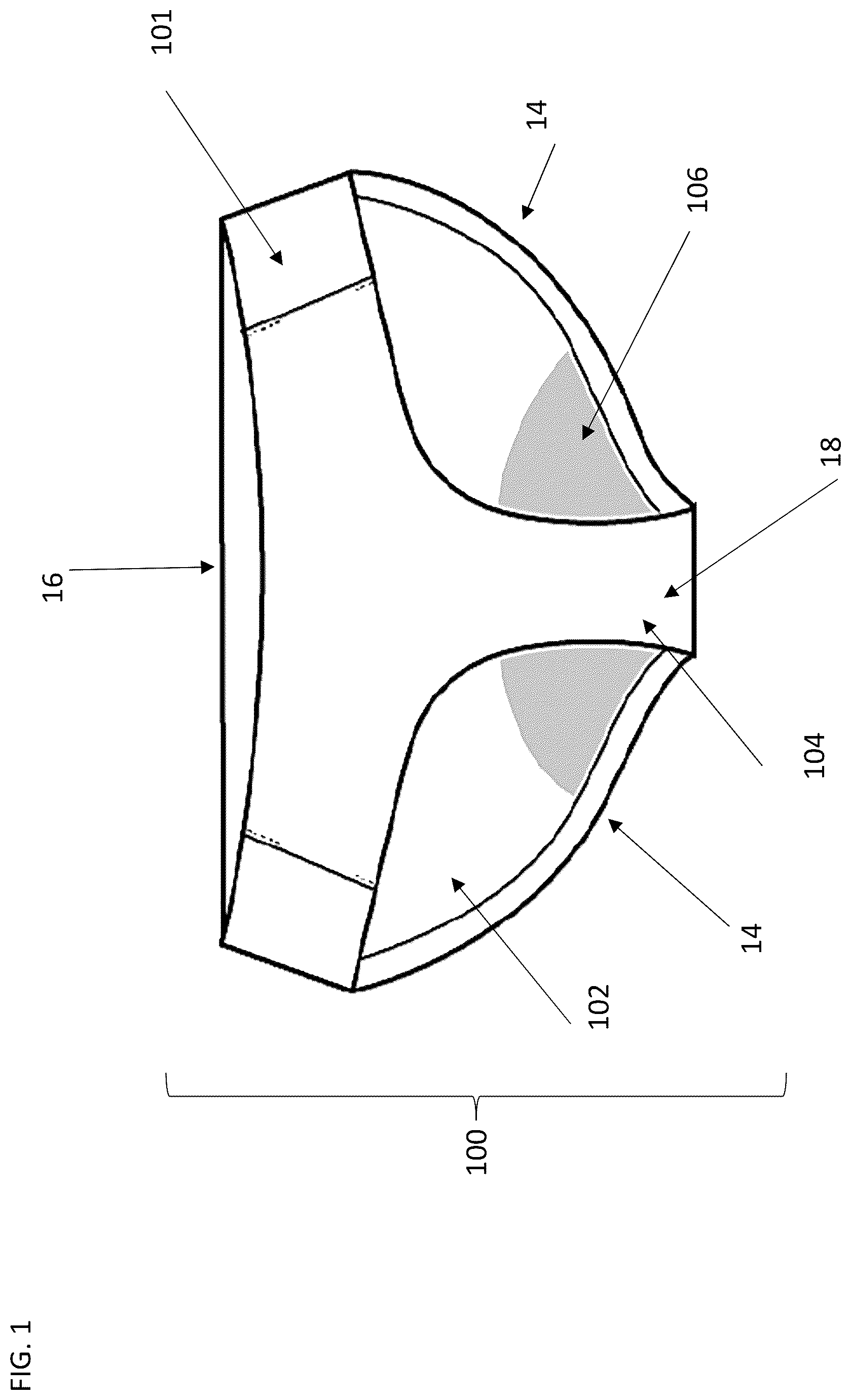 Patent US12342887 — Garment — Figure 1