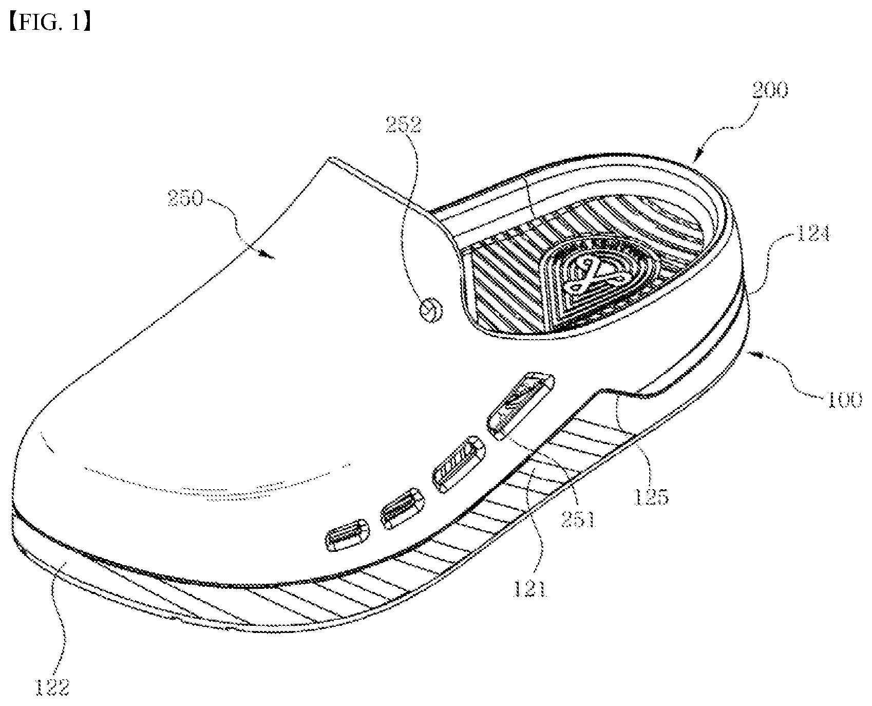 Patent US12342904 — Slipper — Figure 1