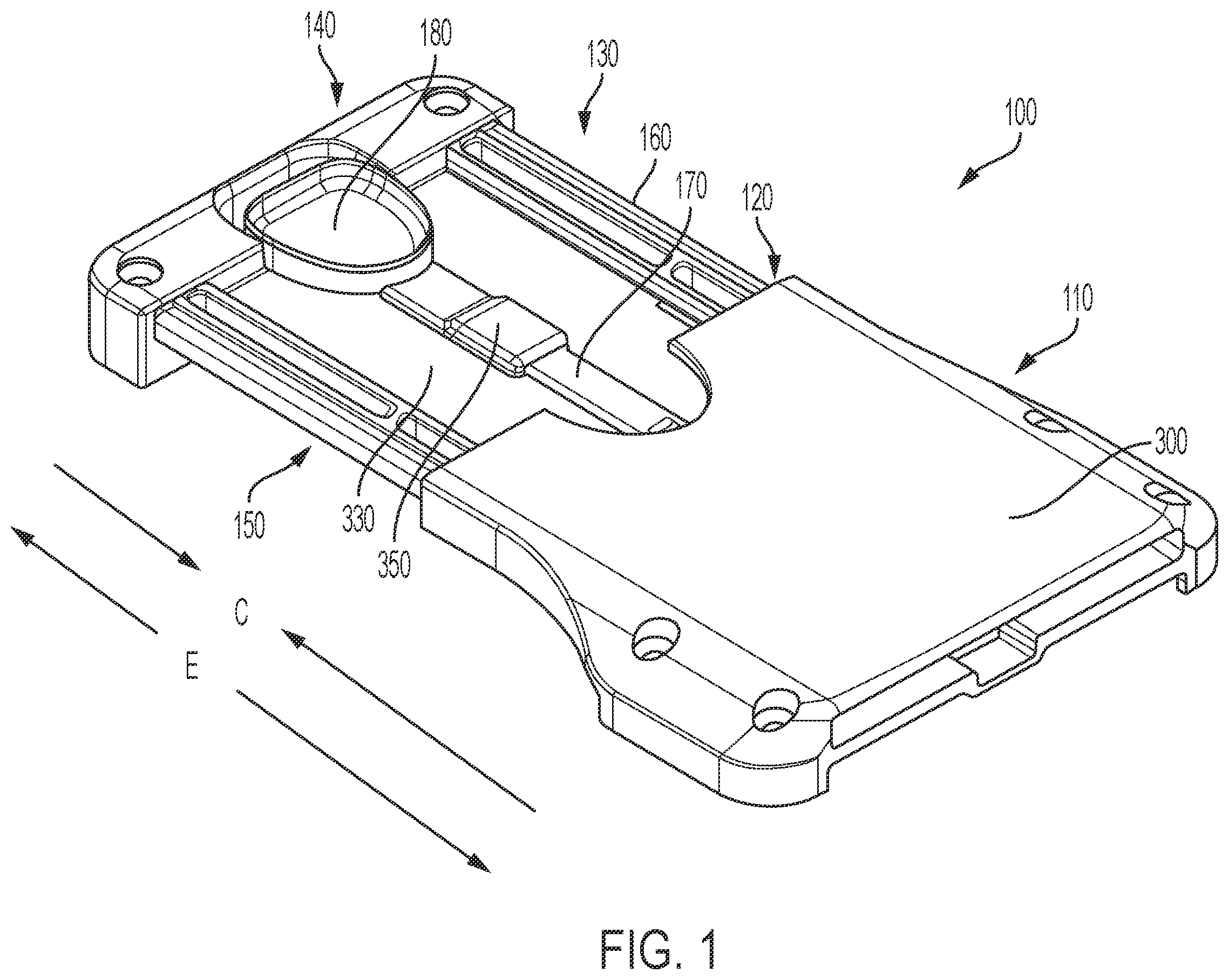 Patent US12342917 — Compression and expansion locking device for luggage and luggage containing same — Figure 1