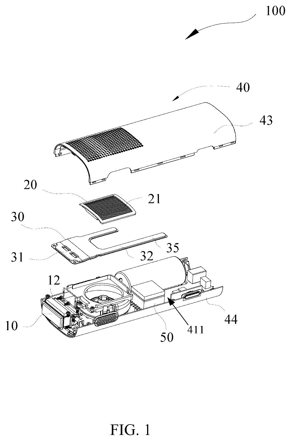 Patent US12342920 — Depilator — Figure 1