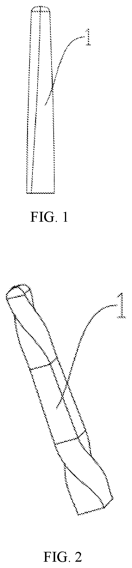 Patent US12342929 — Bristle and mascara brush having same — Figure 1