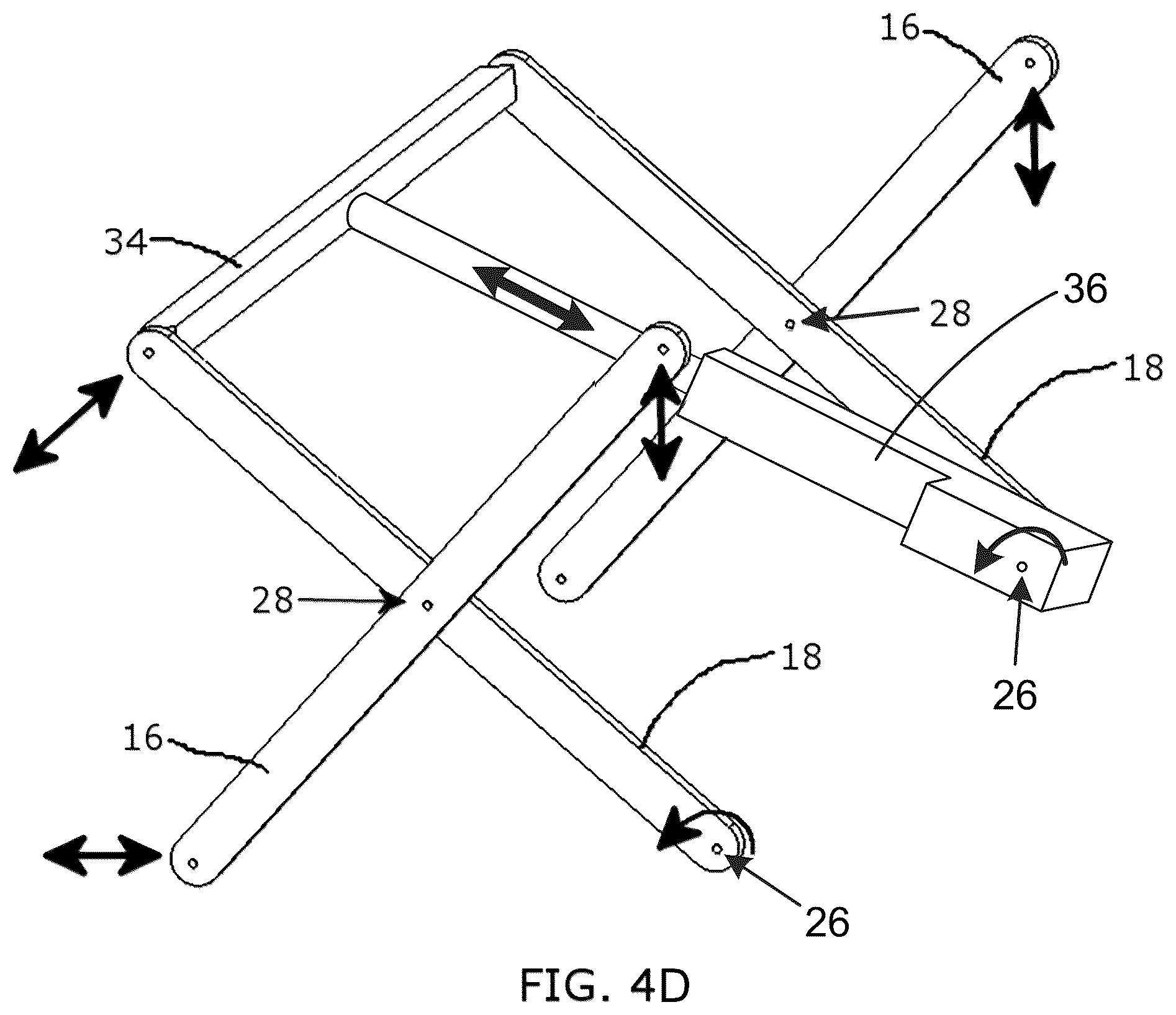 Patent US12342937 Figure 14 – Desktop workspace that adjusts vertically
