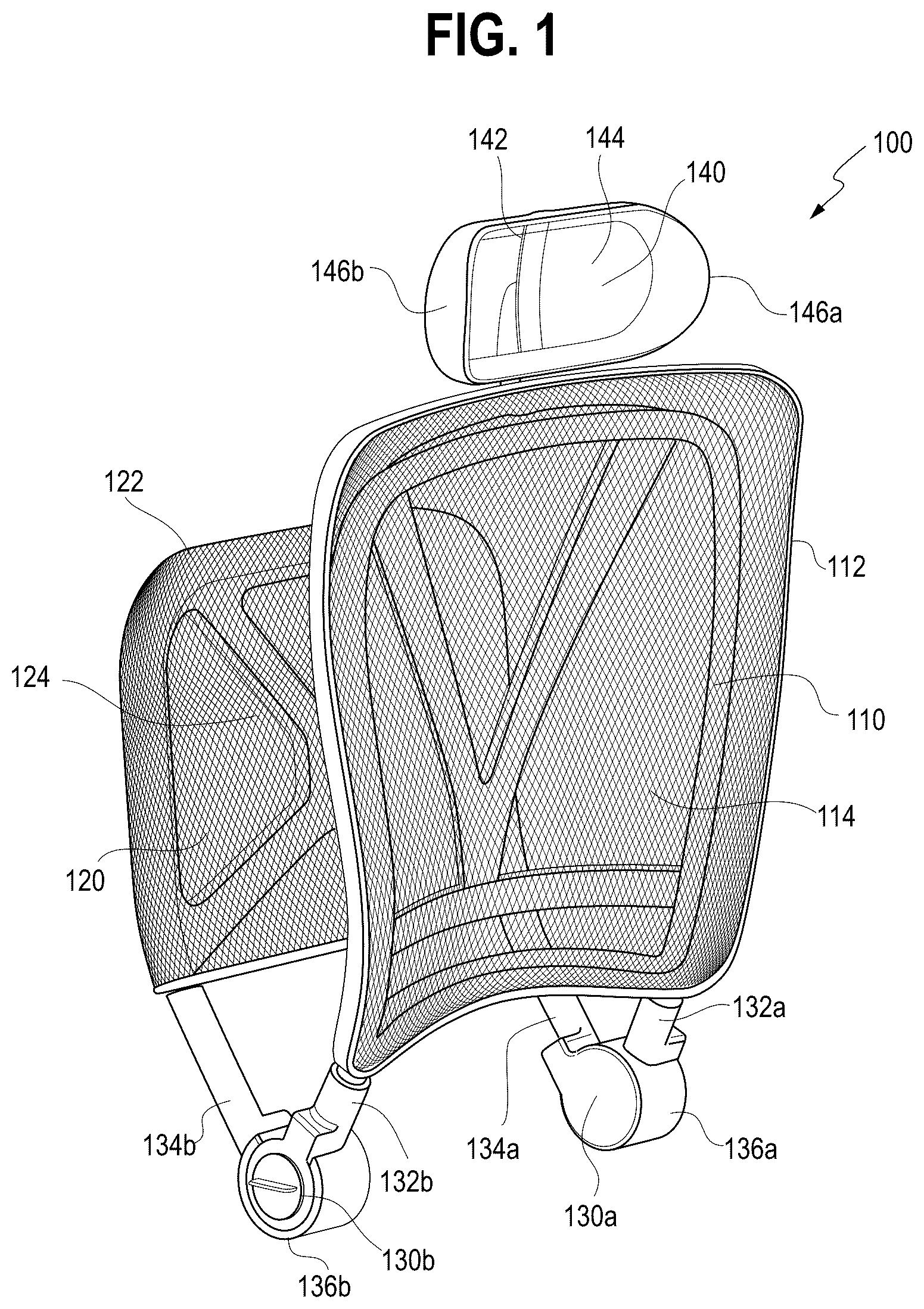 Patent US12342943 — Portable rebounding device with adjustable and collapsible features — Figure 1