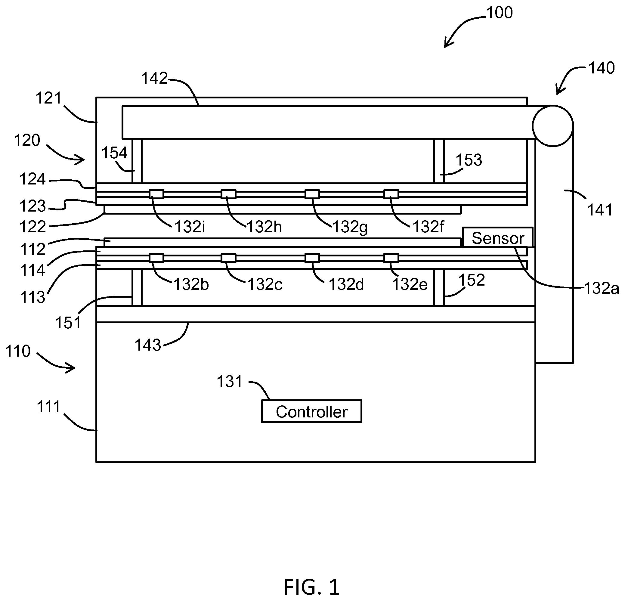Patent US12342958 Figure 1 – Cooking gap control of a cooking apparatus