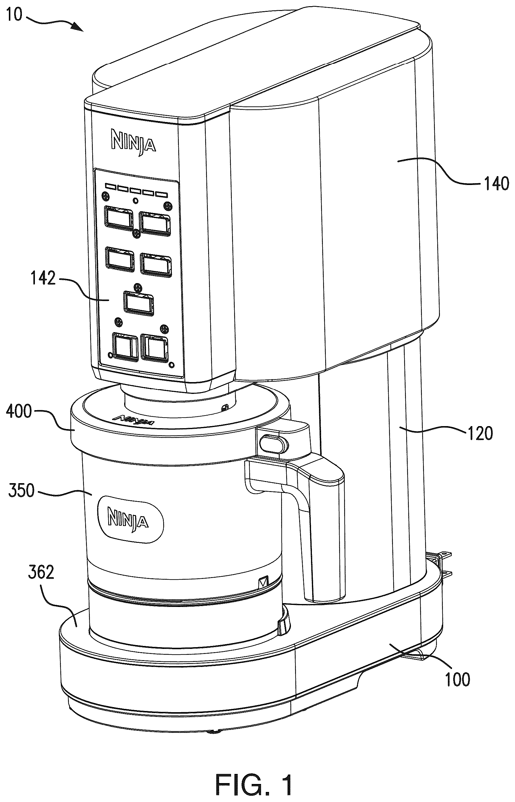 Patent US12342963 Figure 1 – Micro puree machine