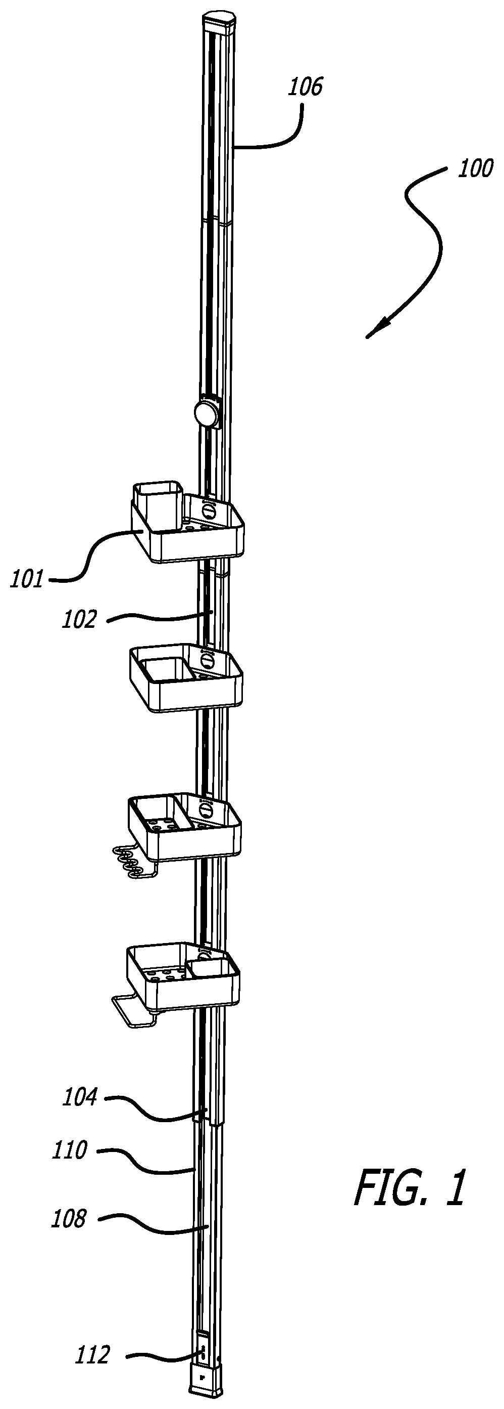 Patent US12342969 — Shower caddy — Figure 1