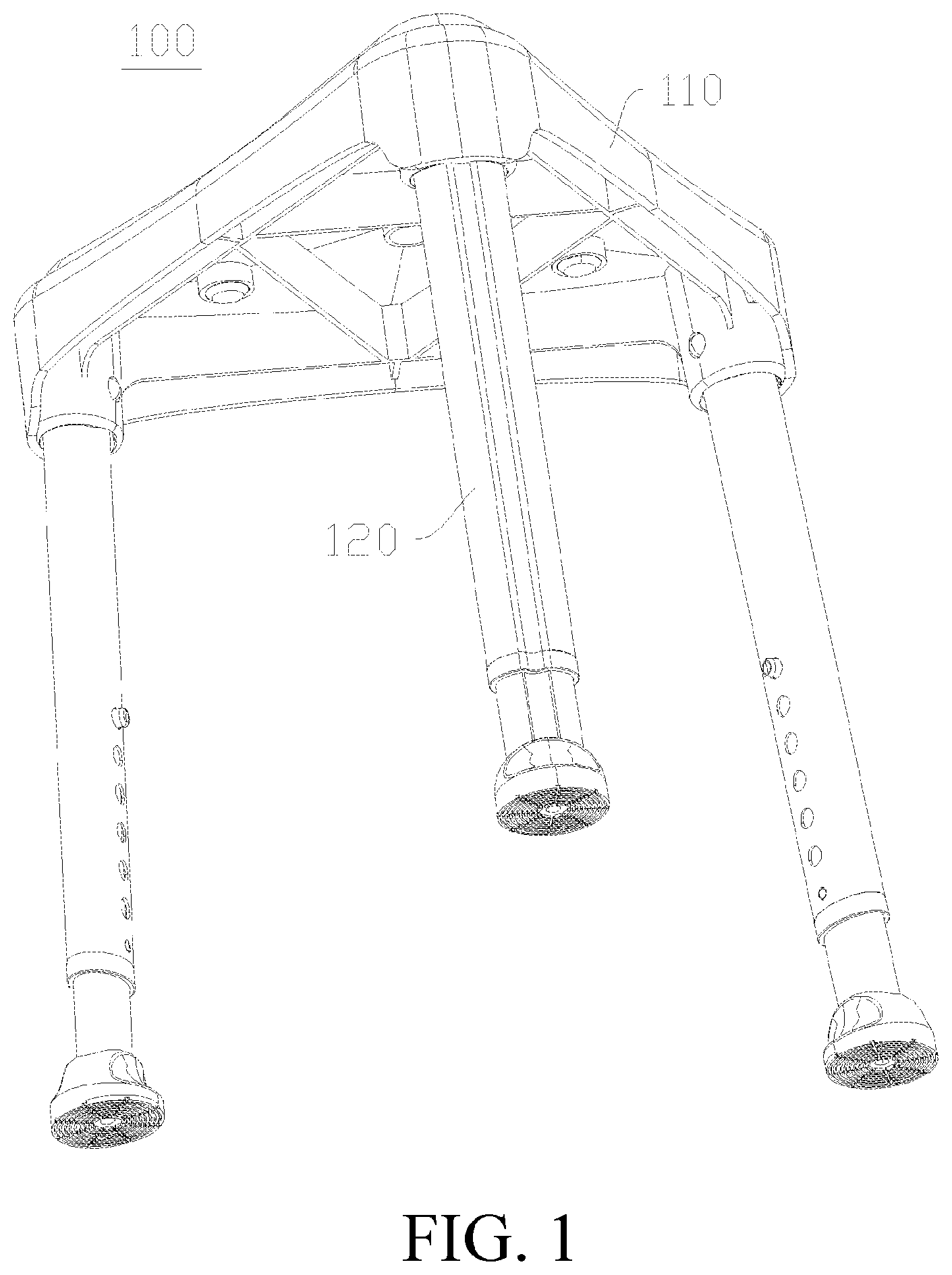 Patent US12342970 — Bathroom stool — Figure 1