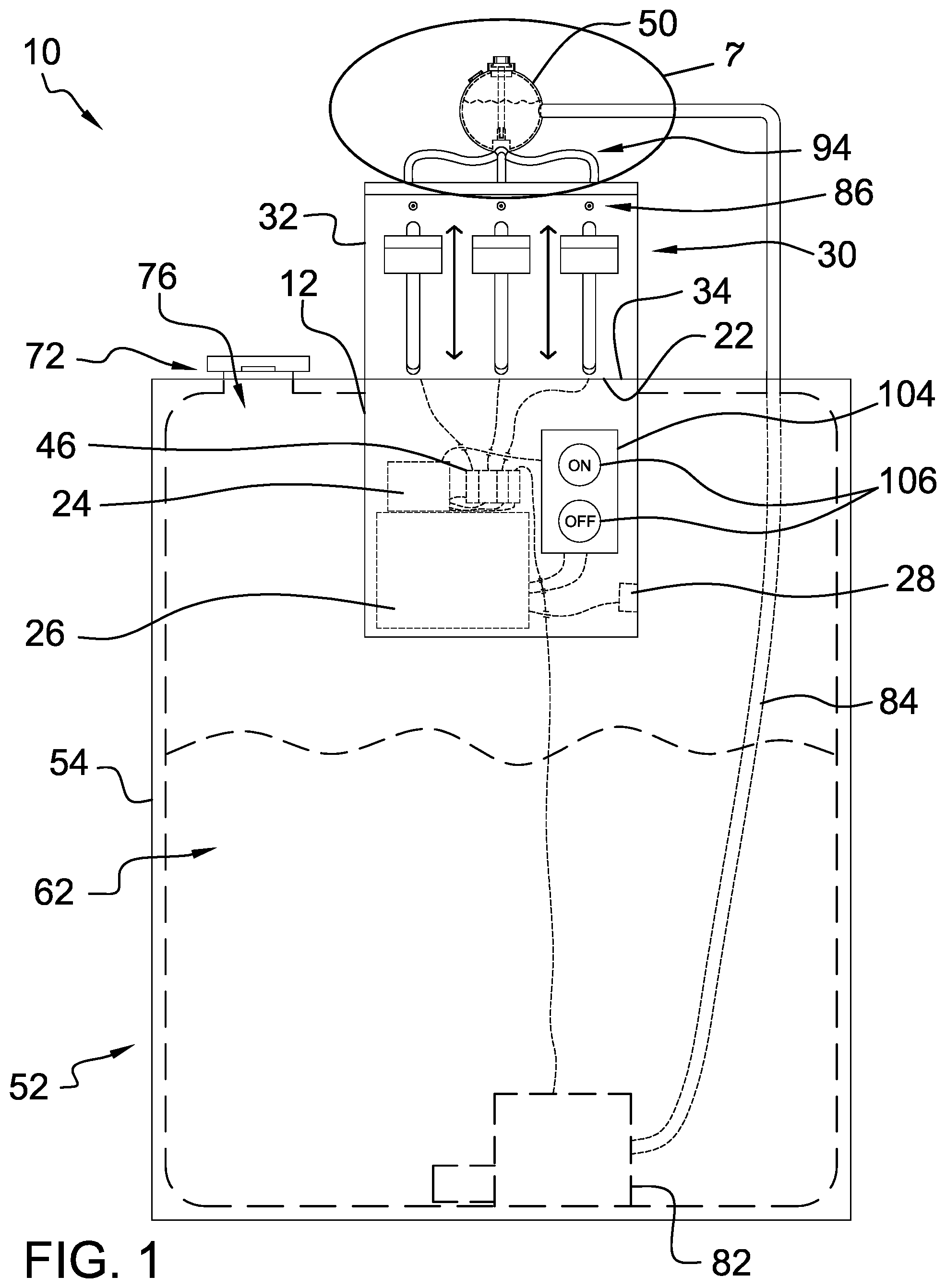 Patent US12342972 — Back scrubbing device — Figure 1