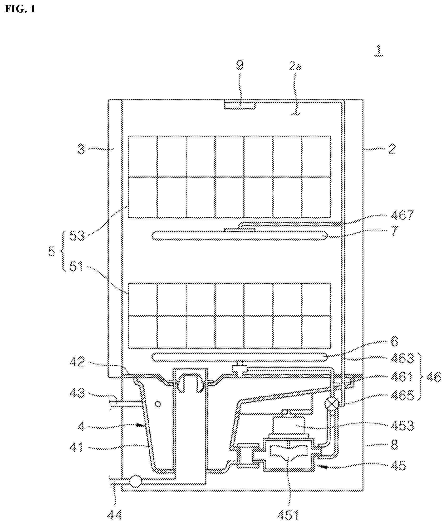 Patent US12342975 — Dishwasher — Figure 1