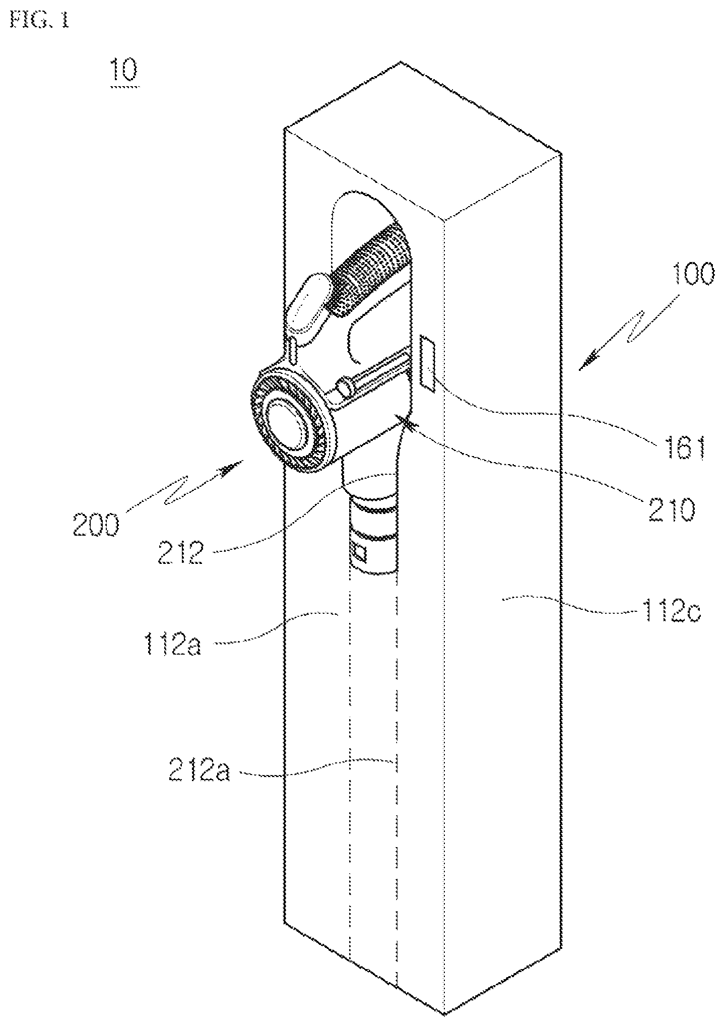 Patent US12342980 — Cleaner system — Figure 1