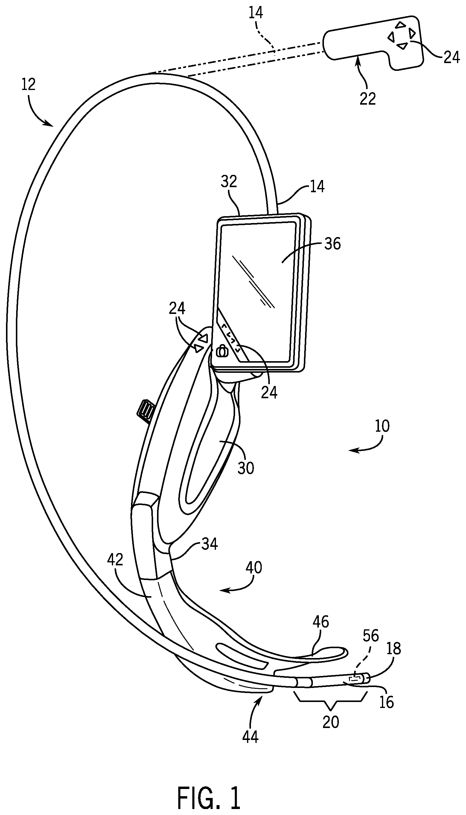 Patent US12342994 — Multifunctional visualization instrument with orientation control — Figure 1