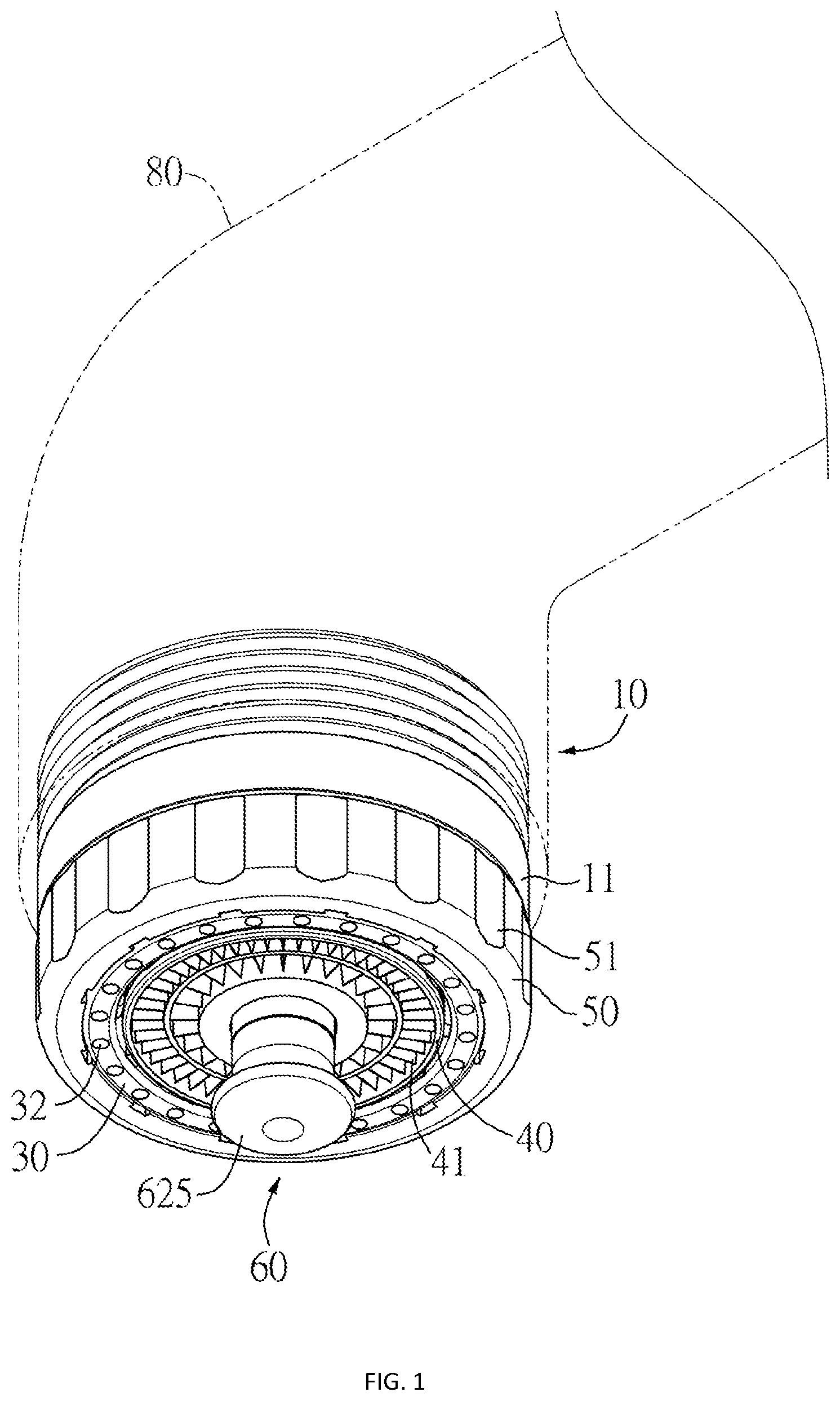 Patent US12345031 — Switching-type water saving valve — Figure 1