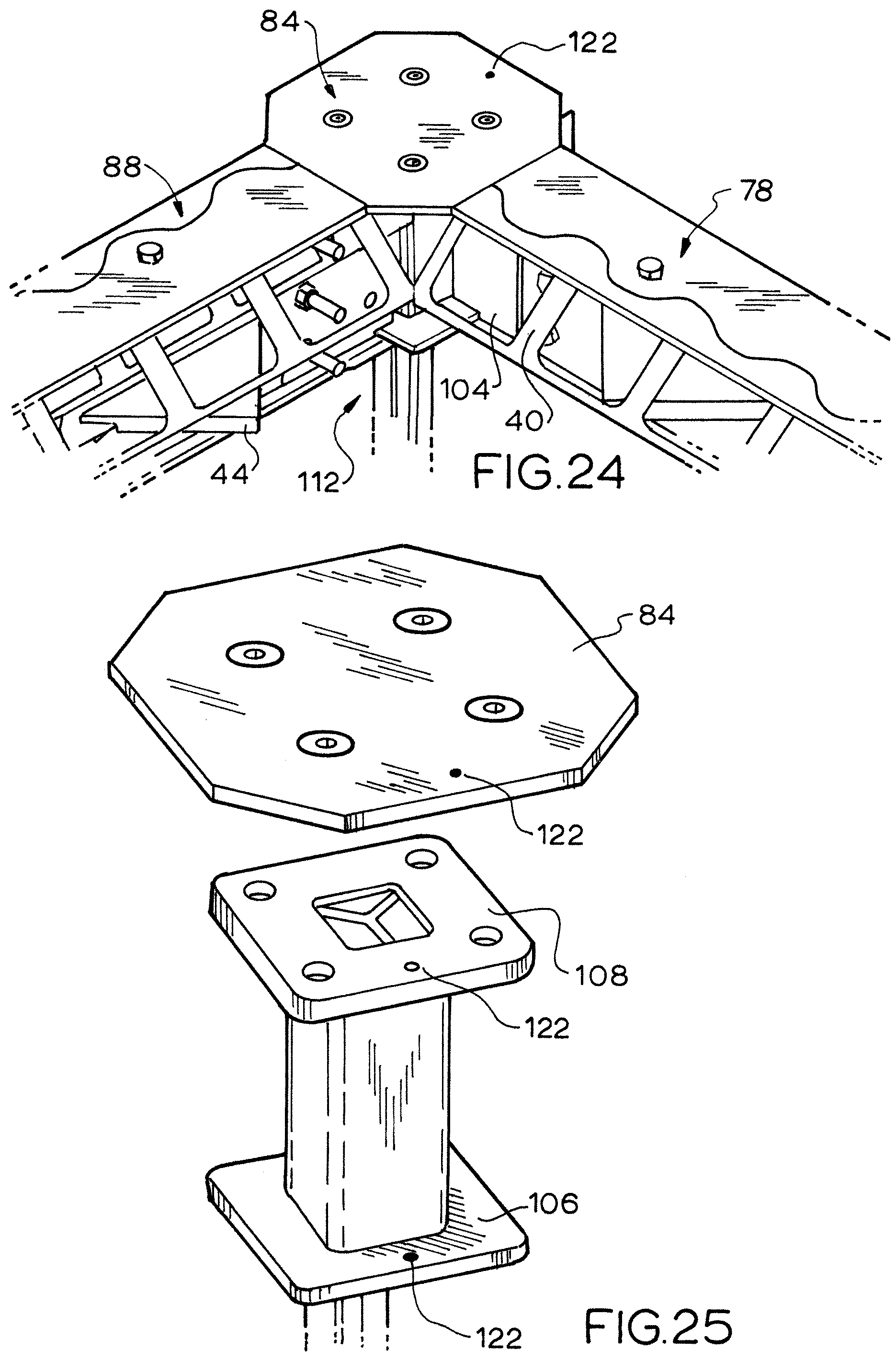 Patent US12345042 Figure 12 – Edge protection system—floating cover plate on intersection