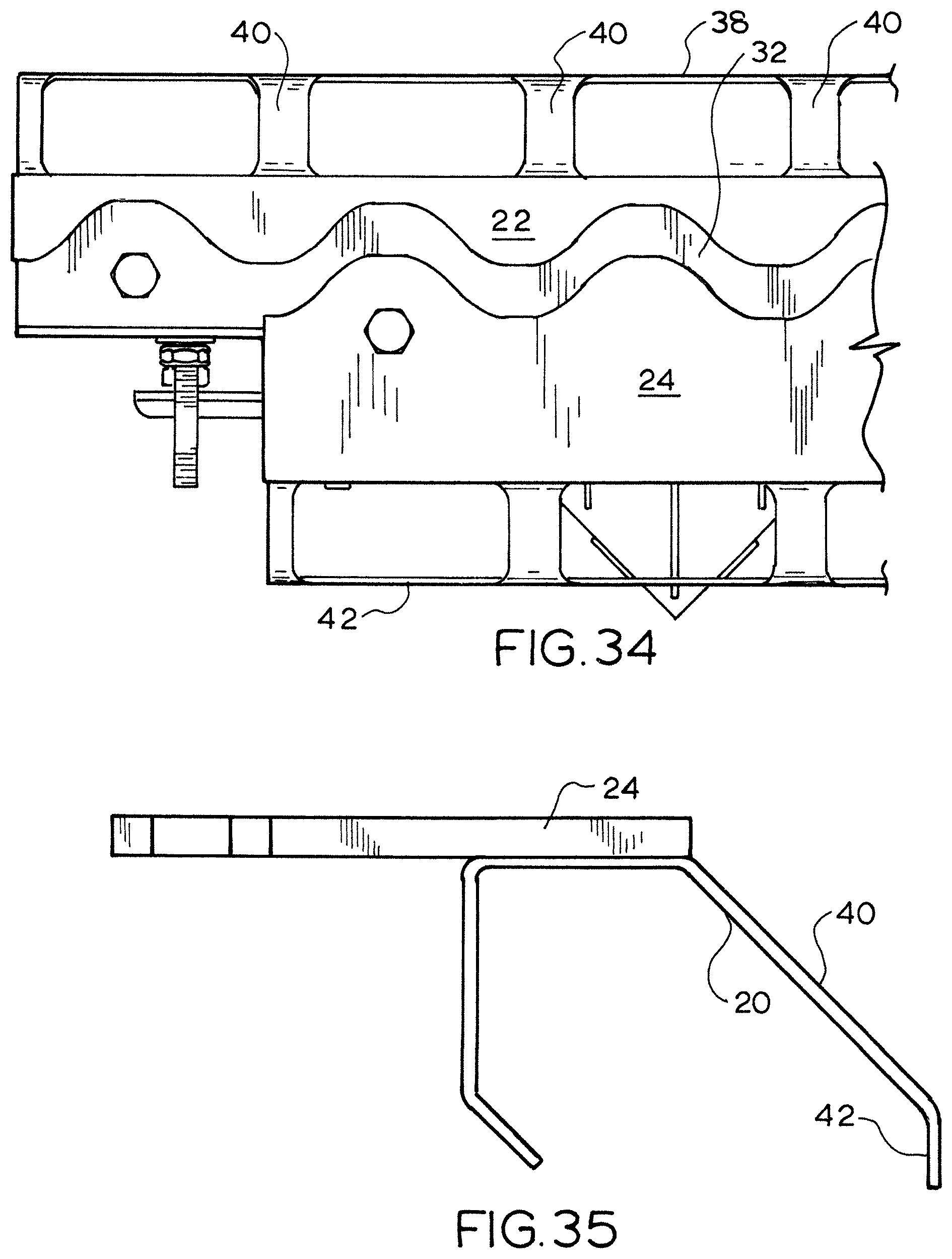 Patent US12345042 Figure 17 – Edge protection system—floating cover plate on intersection