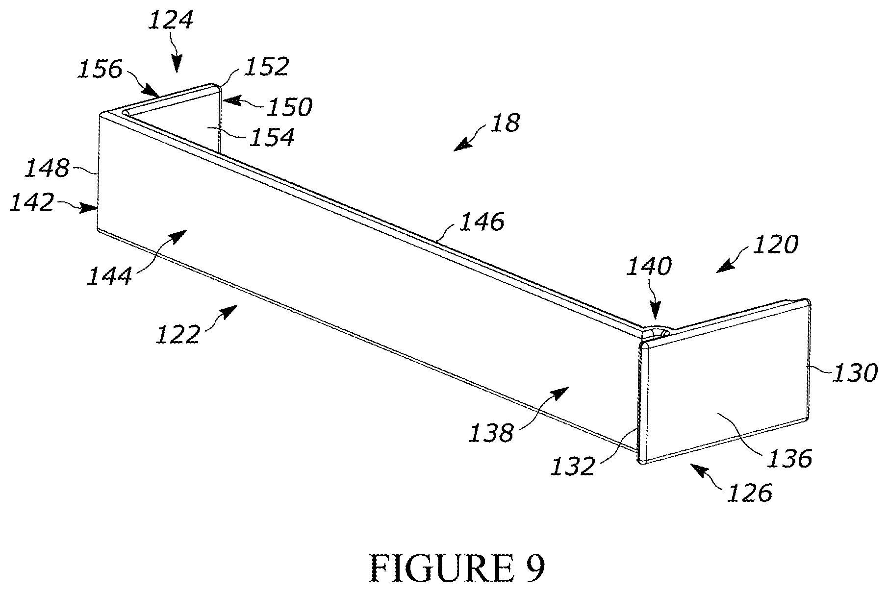 Patent US12345043 Figure 9 – Adjustable support system for a building structure and a wall structure having an adjustable support system