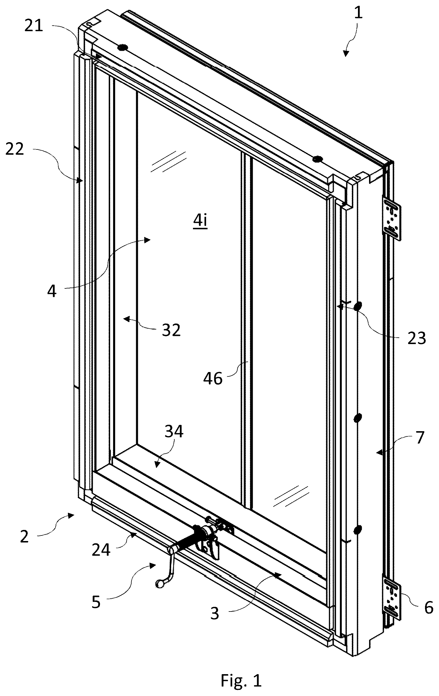 Patent US12345047 — Roof window comprising releasable components — Figure 1