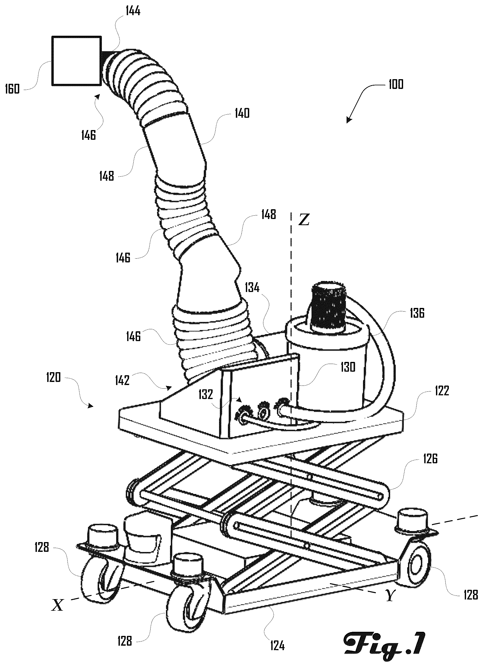 Patent US12345057 — Automated drywall painting system and method — Figure 1