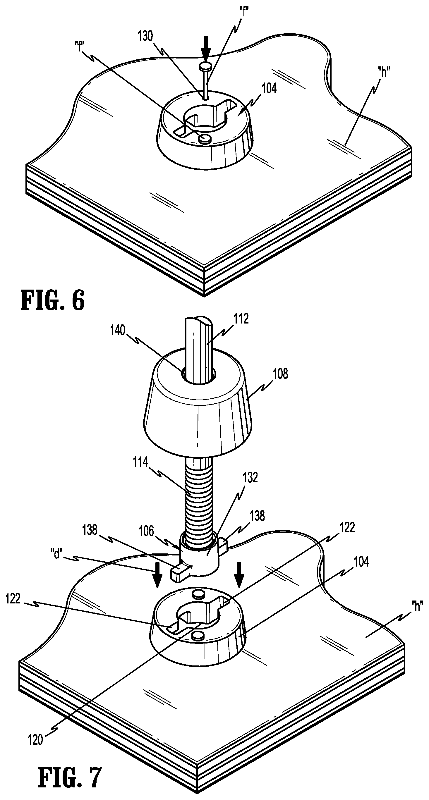 Patent US12345060 Figure 5 – Construction anchor apparatus and system and methodology of use