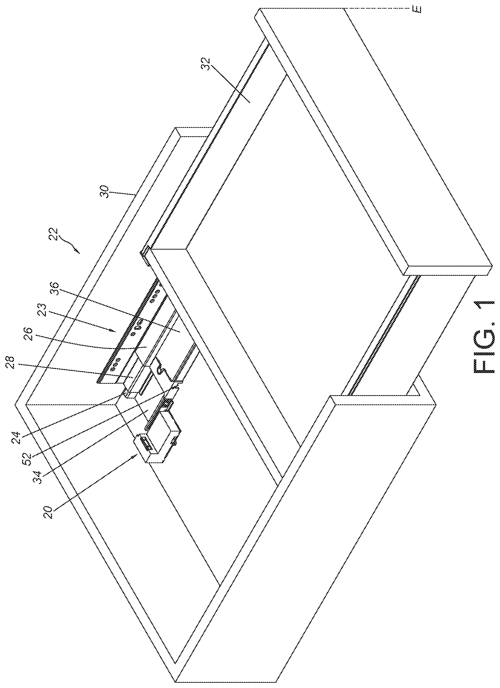 Patent US12345073 Figure 1 – Electronic lock