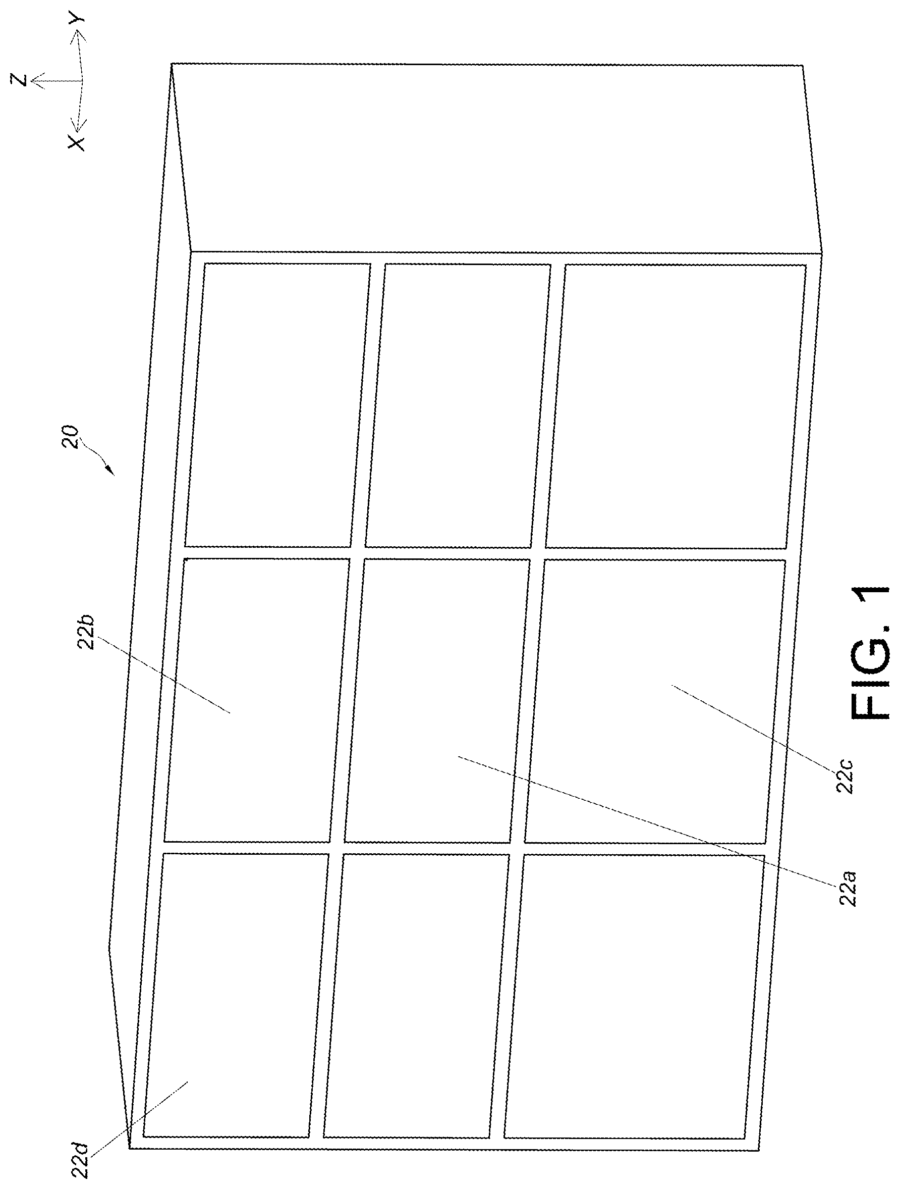 Patent US12345075 Figure 1 – Furniture assembly and interlock kit thereof