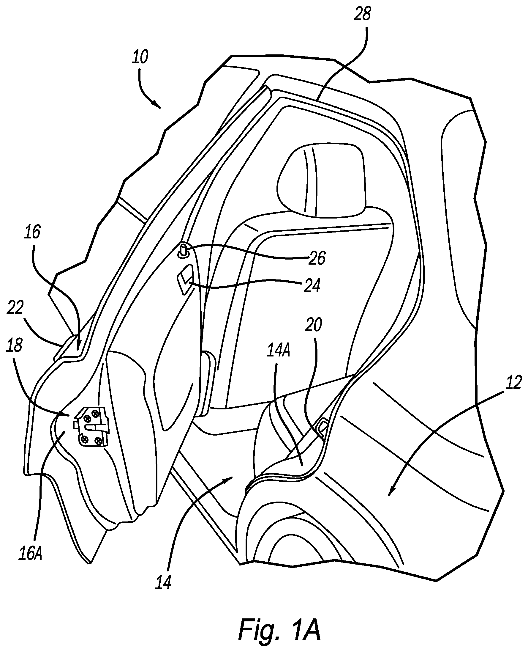 Patent US12345077 — Closure latch assembly equipped with a power cinch mechanism having a cinch pawl — Figure 1