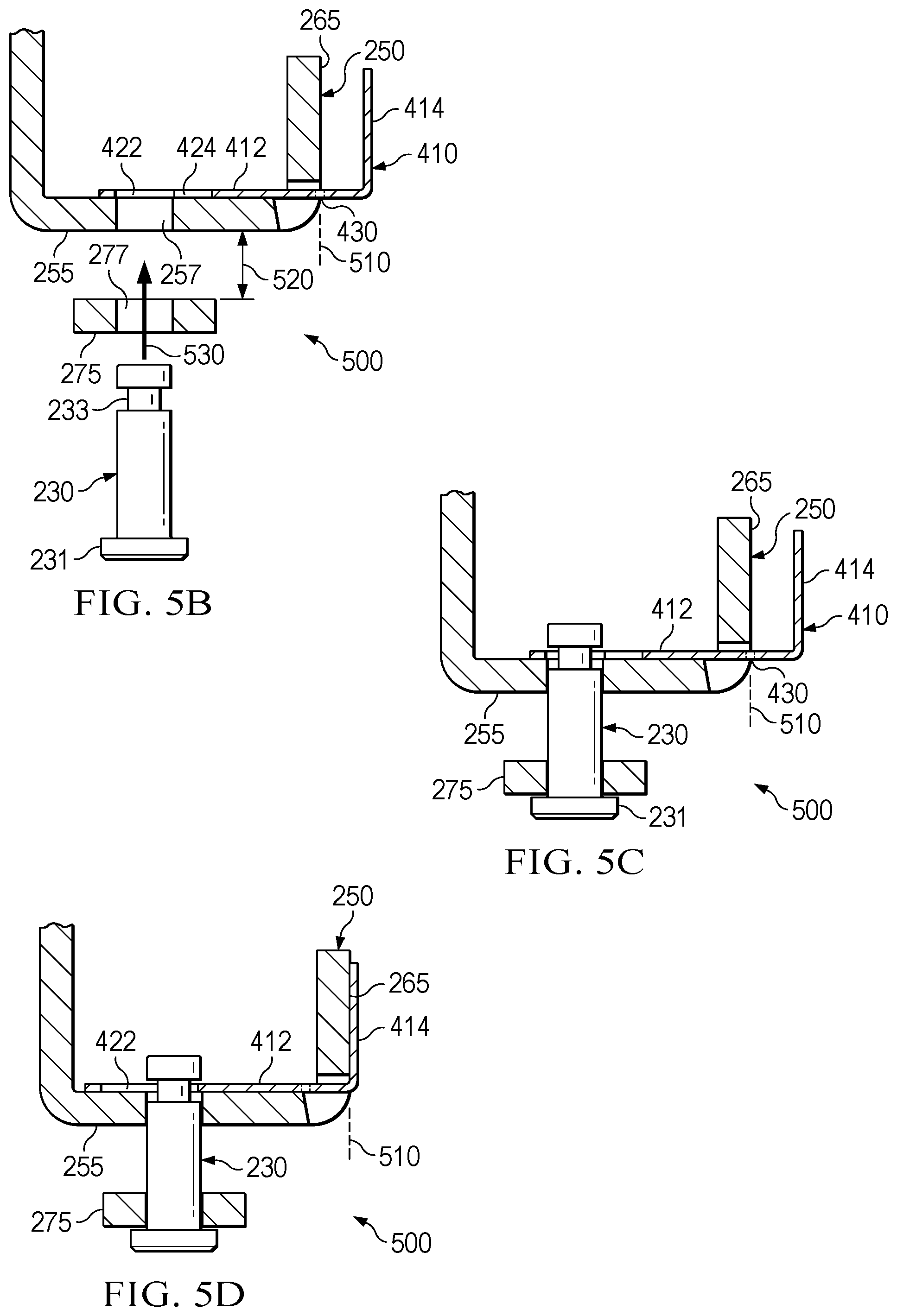 Patent US12345081 Figure 6 – Lower bracket and anchor system for a movable barrier