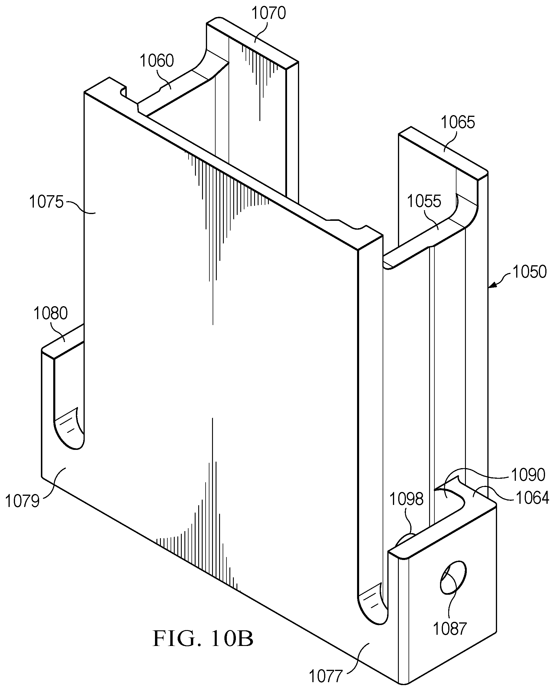 Patent US12345081 Figure 13 – Lower bracket and anchor system for a movable barrier
