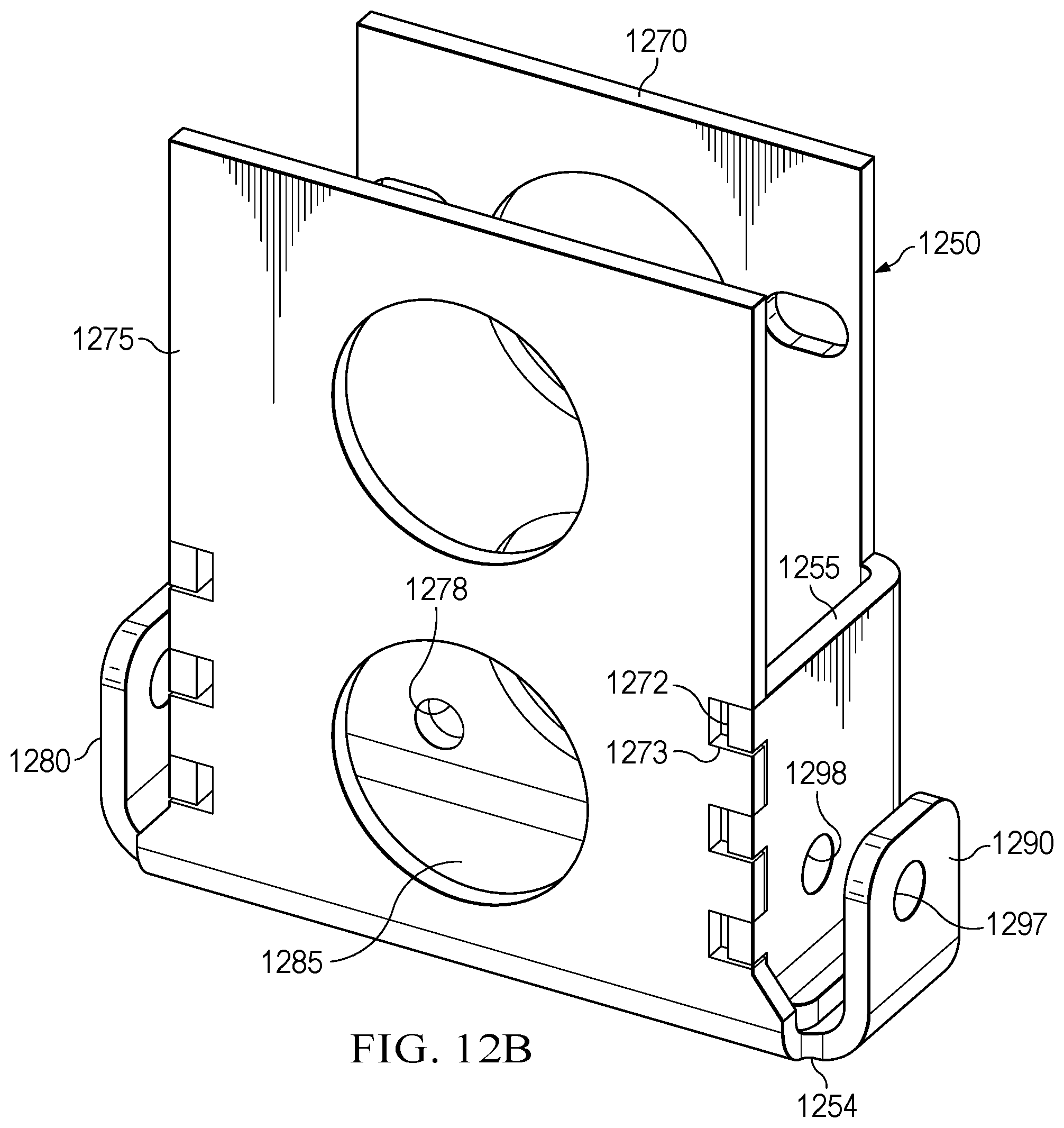 Patent US12345081 Figure 17 – Lower bracket and anchor system for a movable barrier