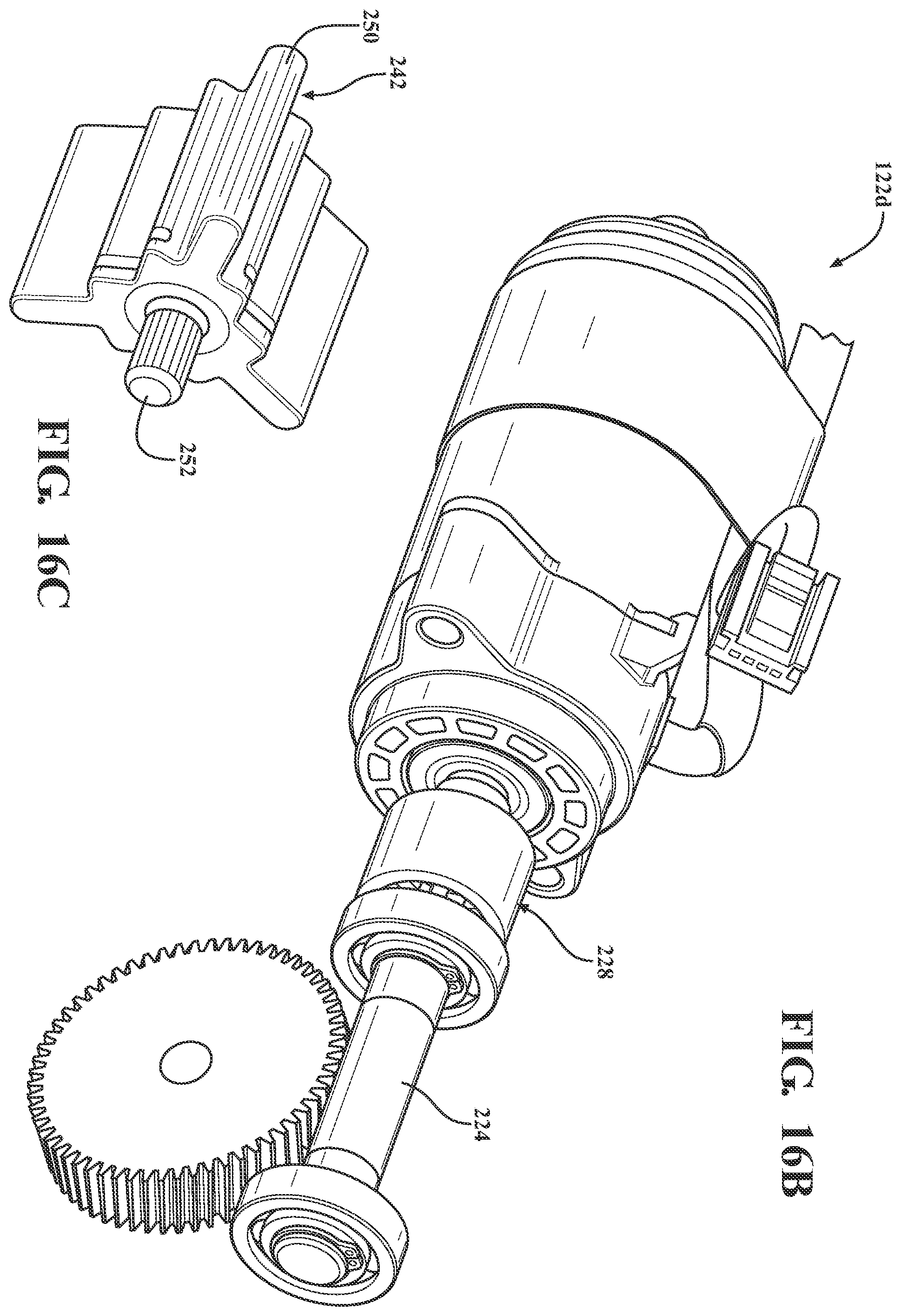 Patent US12345084 Figure 17 – Distributed control system for servo controlled powered door actuator