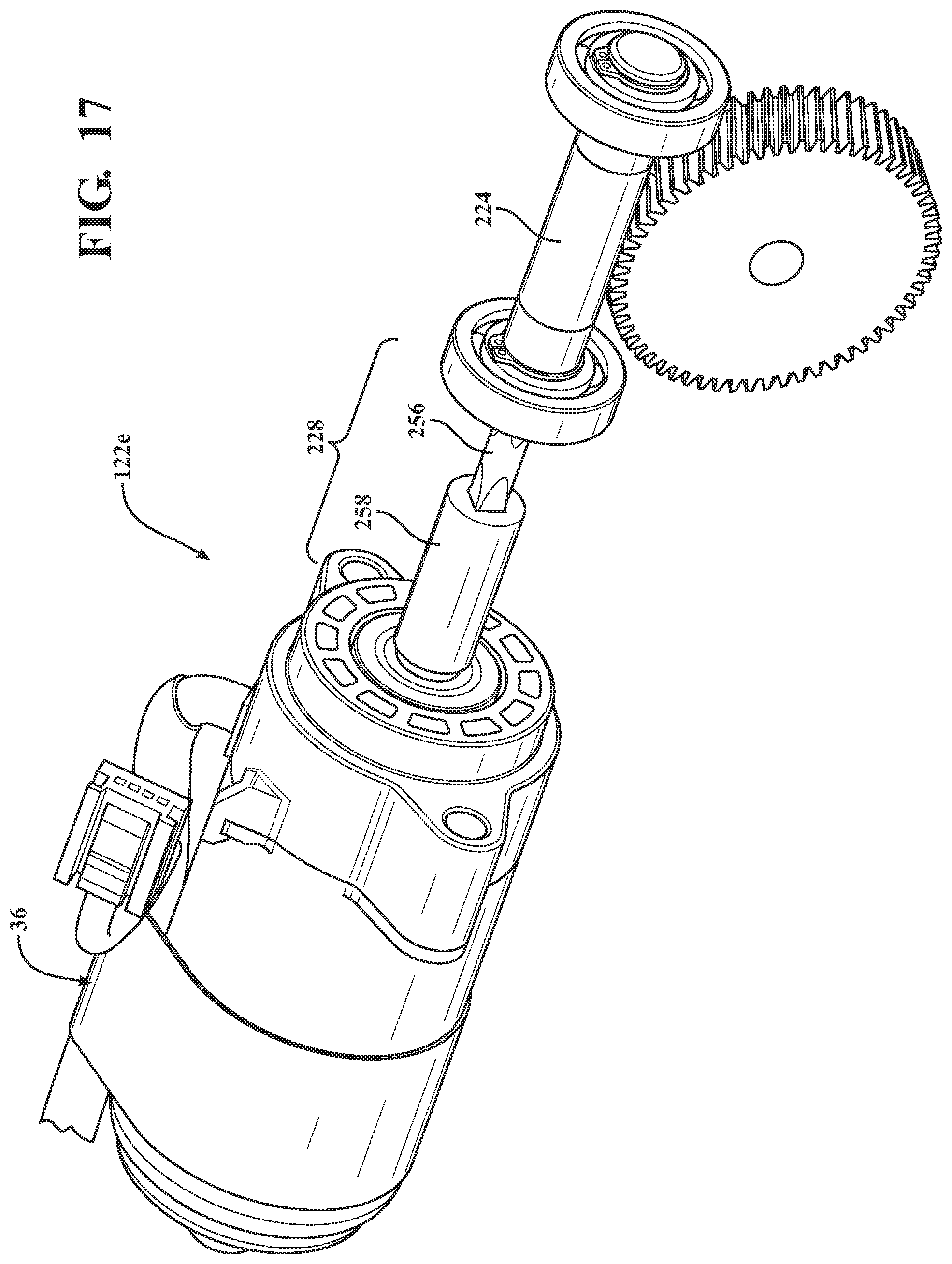 Patent US12345084 Figure 18 – Distributed control system for servo controlled powered door actuator