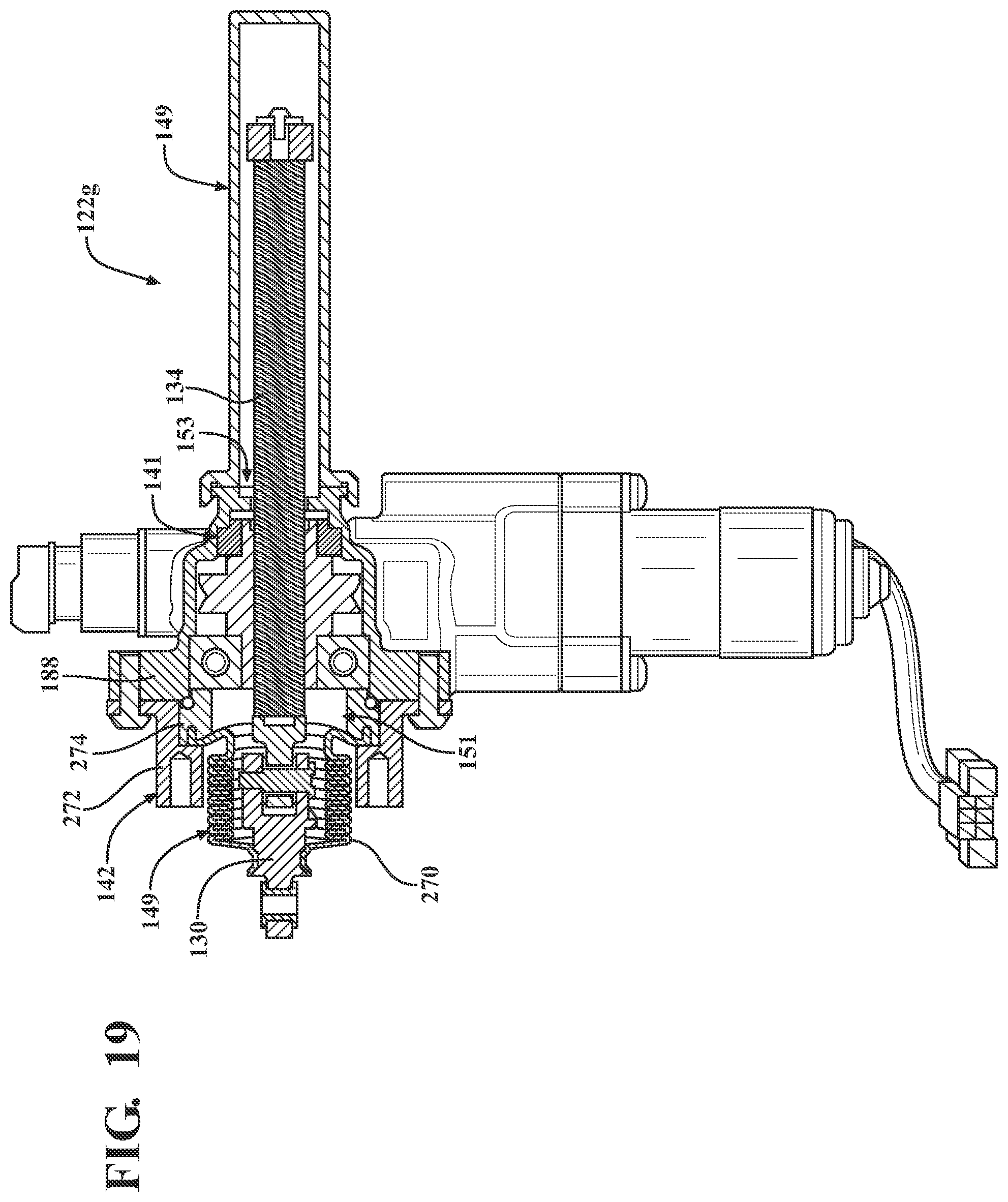 Patent US12345084 Figure 20 – Distributed control system for servo controlled powered door actuator