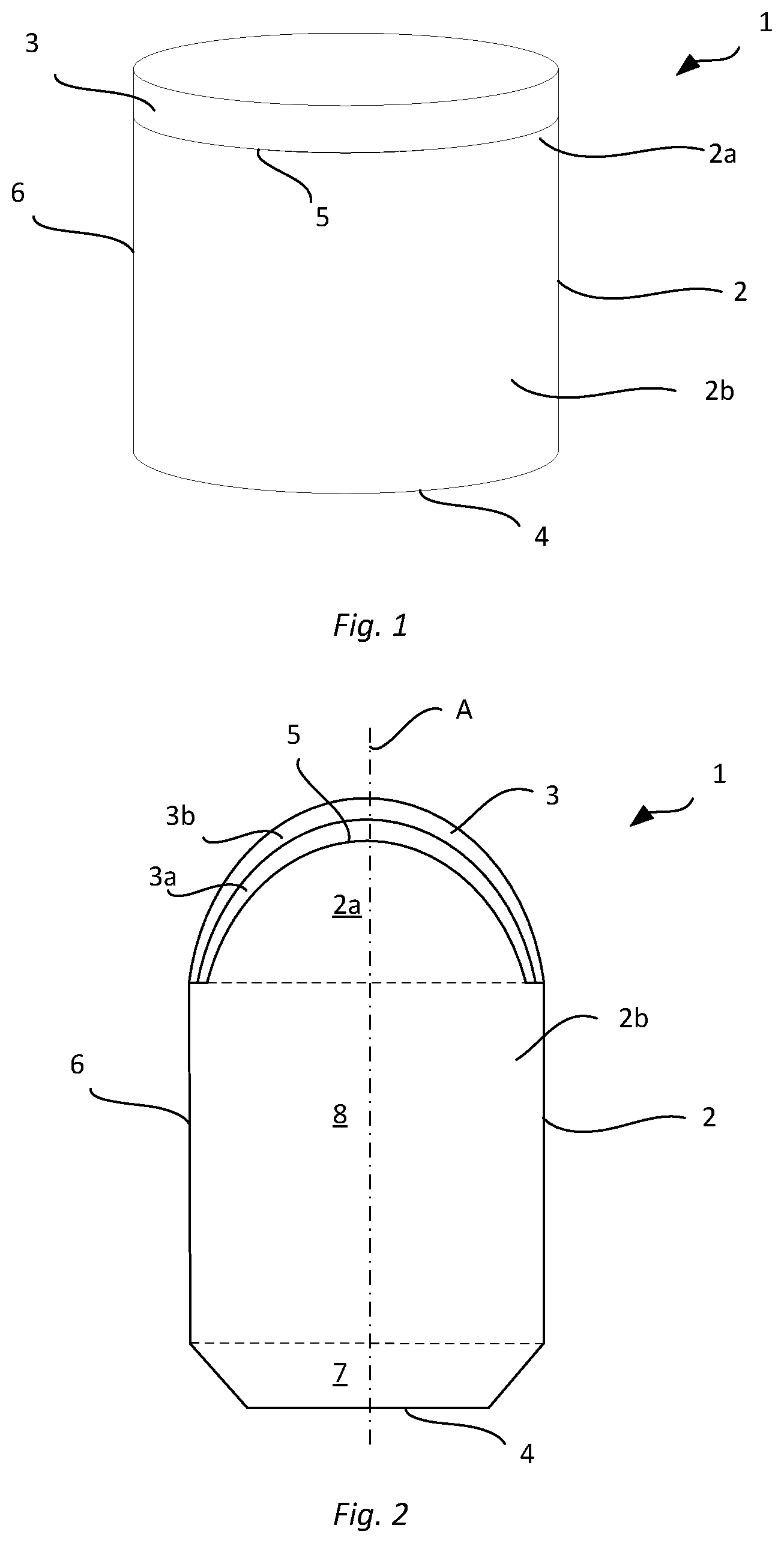 Patent US12345097 — Rock drill insert and method for manufacturing a rock drill insert — Figure 1