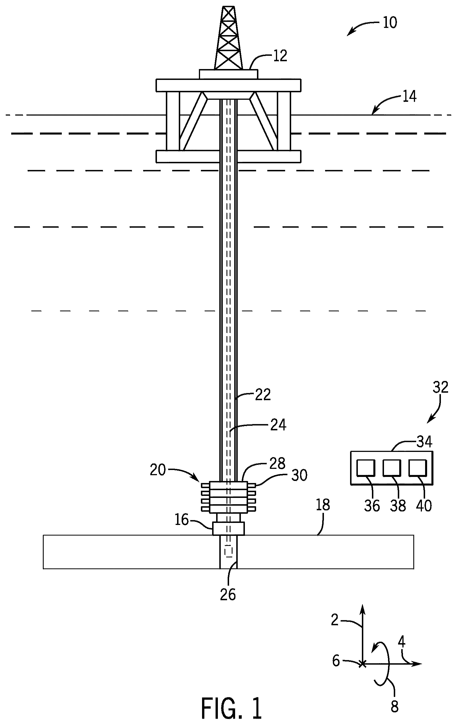 Patent US12345113 — Remote locking system for a blowout preventer — Figure 1