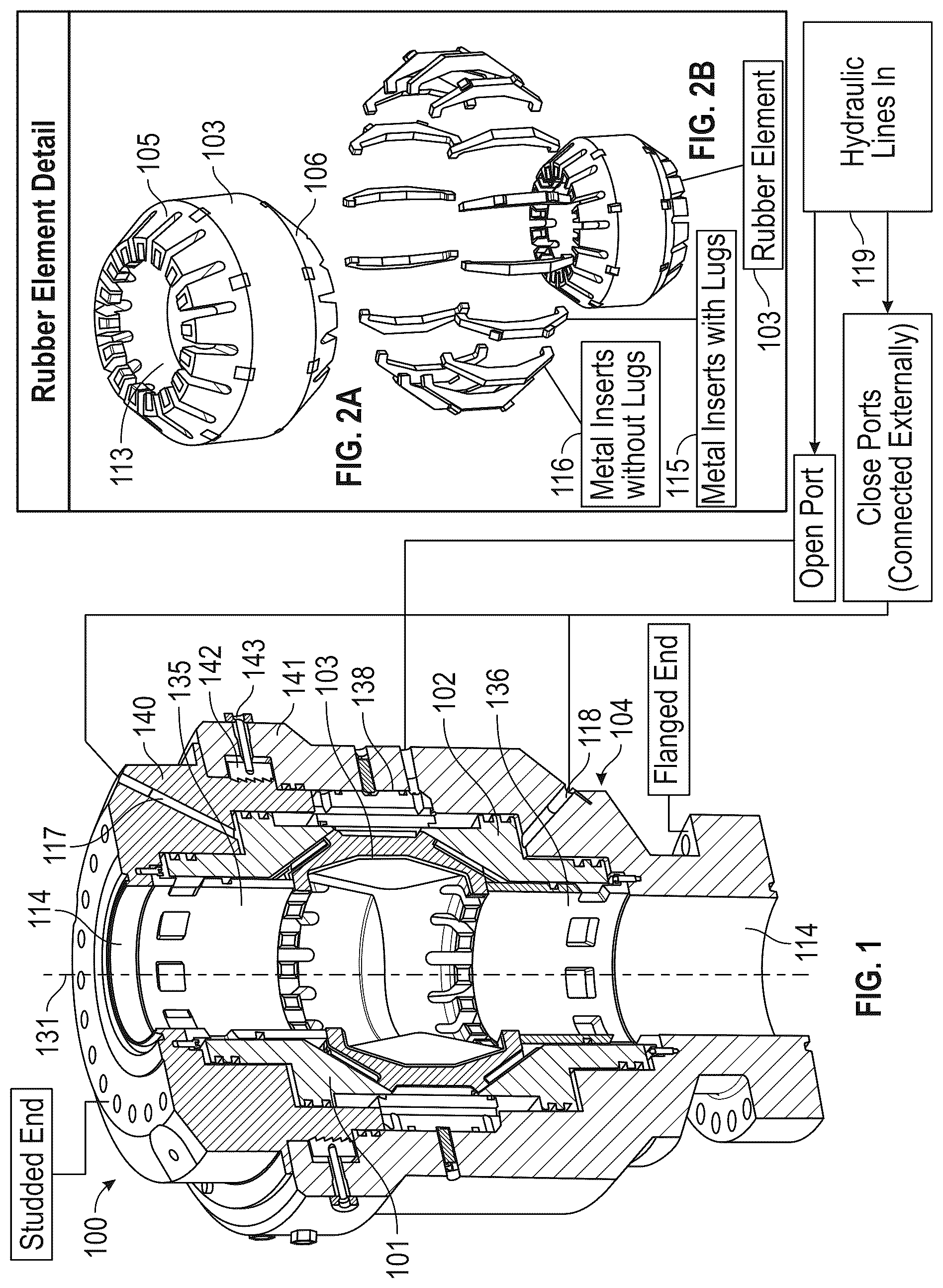Patent US12345114 — Annular blow out preventer — Figure 1
