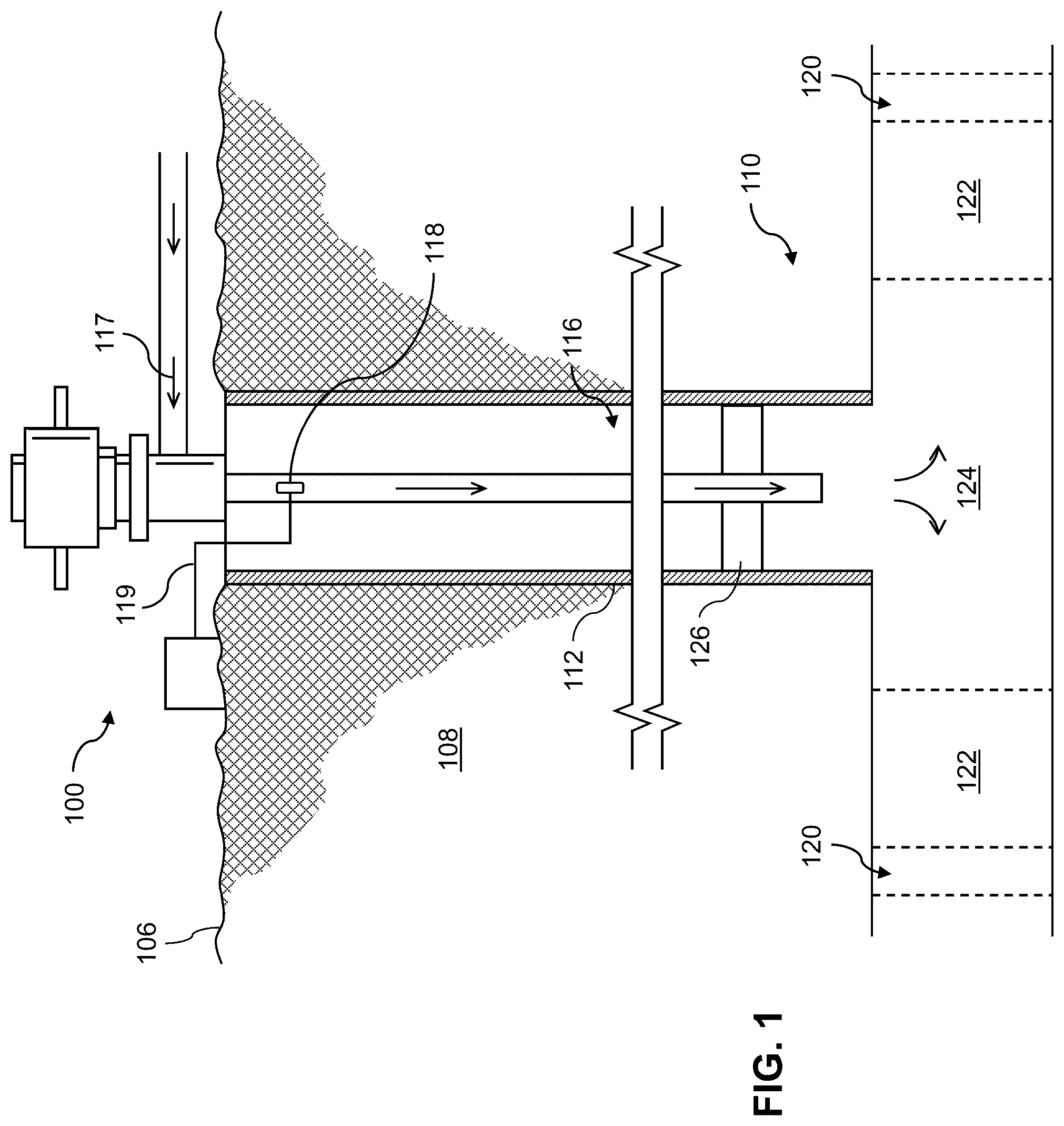 Patent US12345129 — Foamed squeeze treatment in wells — Figure 1