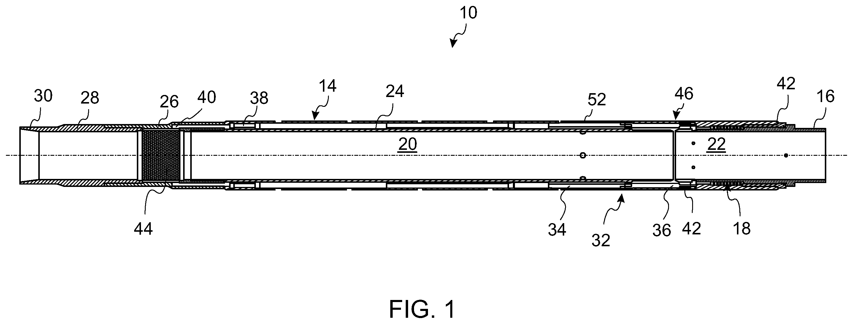 Patent US12345131 — Downhole rotary drive apparatus — Figure 1