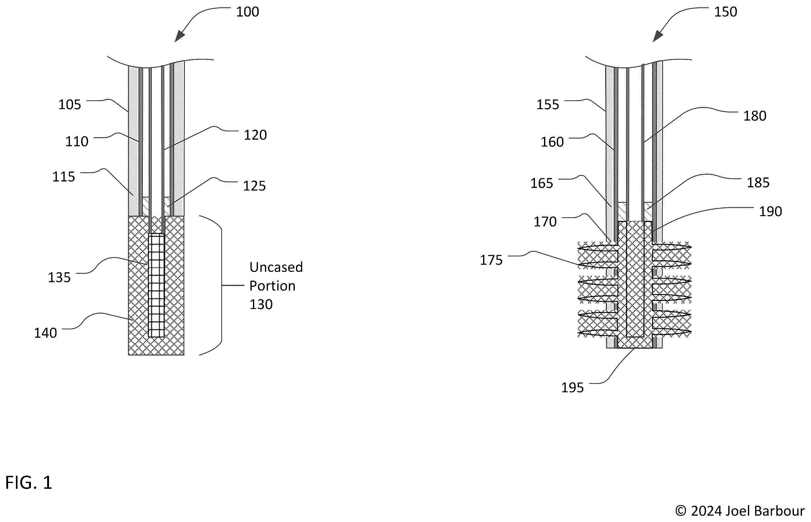 Patent US12345136 — Gravel pack compaction method — Figure 1