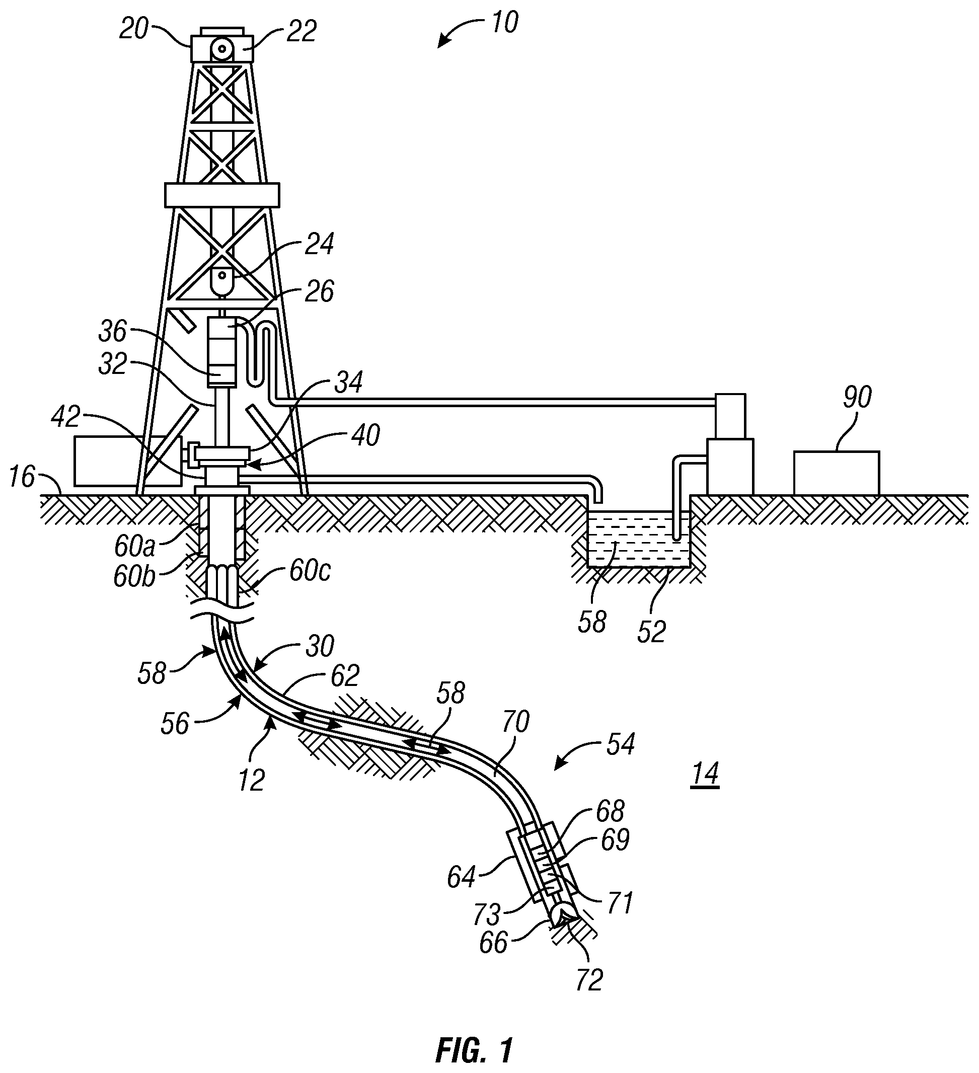 Patent US12345148 — Systems and methods for characterizing a subterranean formation having a formation boundary surface — Figure 1