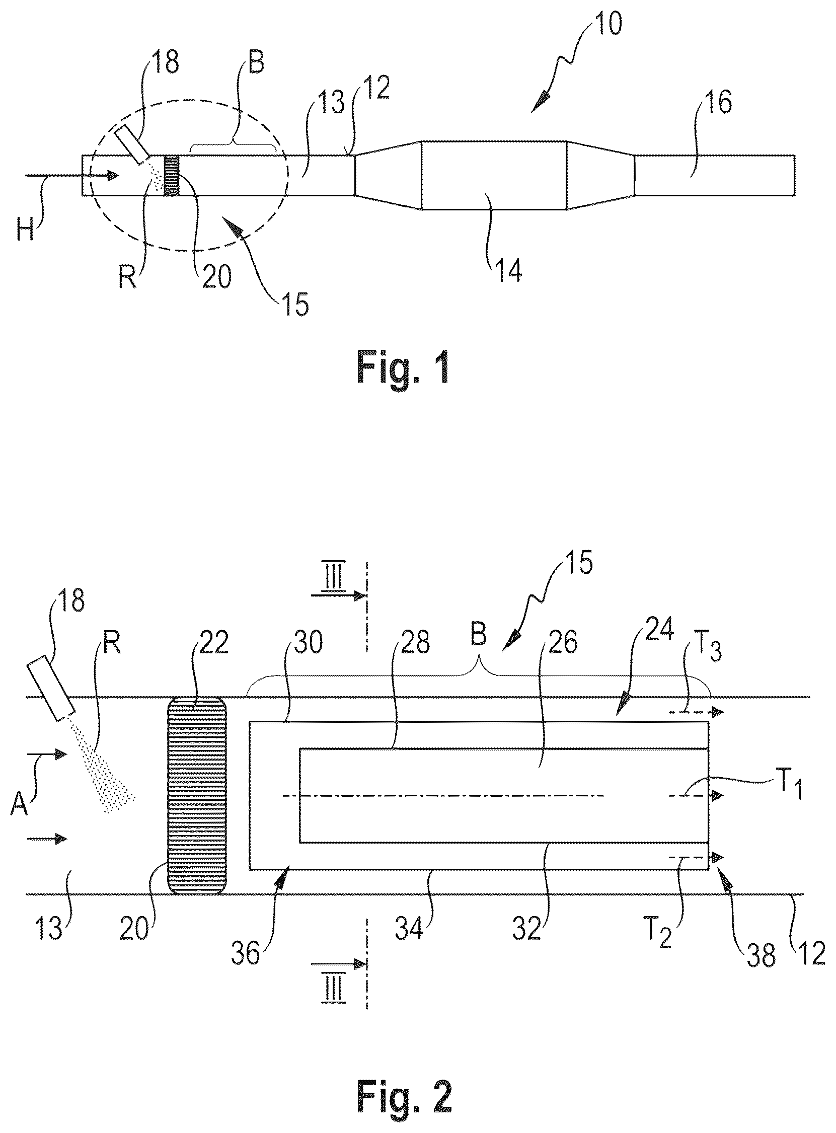 Patent US12345194 Figure 1 – Mixing arrangement for an exhaust-gas system of an internal combustion engine
