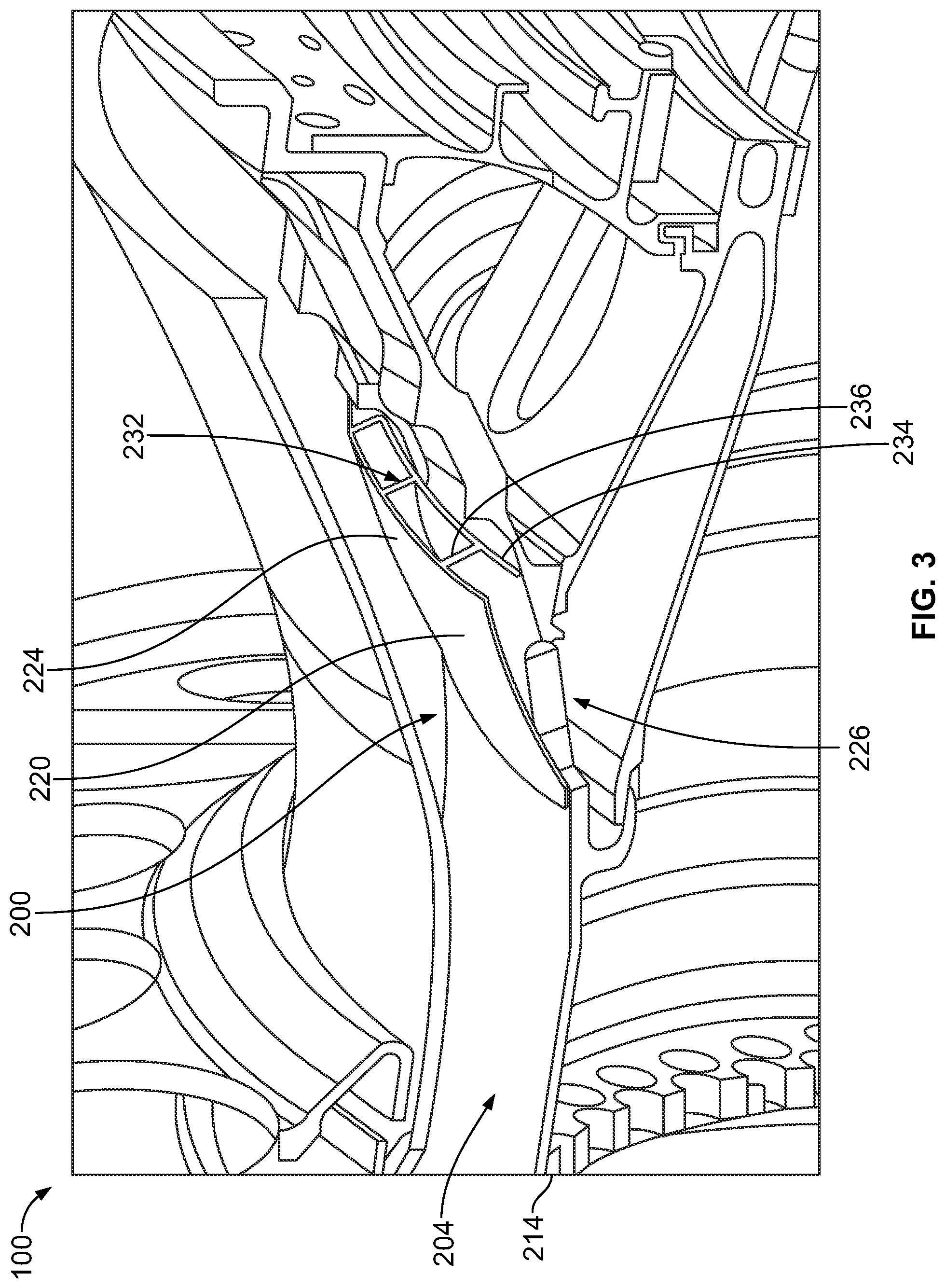 Patent US12345200 Figure 3 – Particle separators for turbomachines and method of operating the same