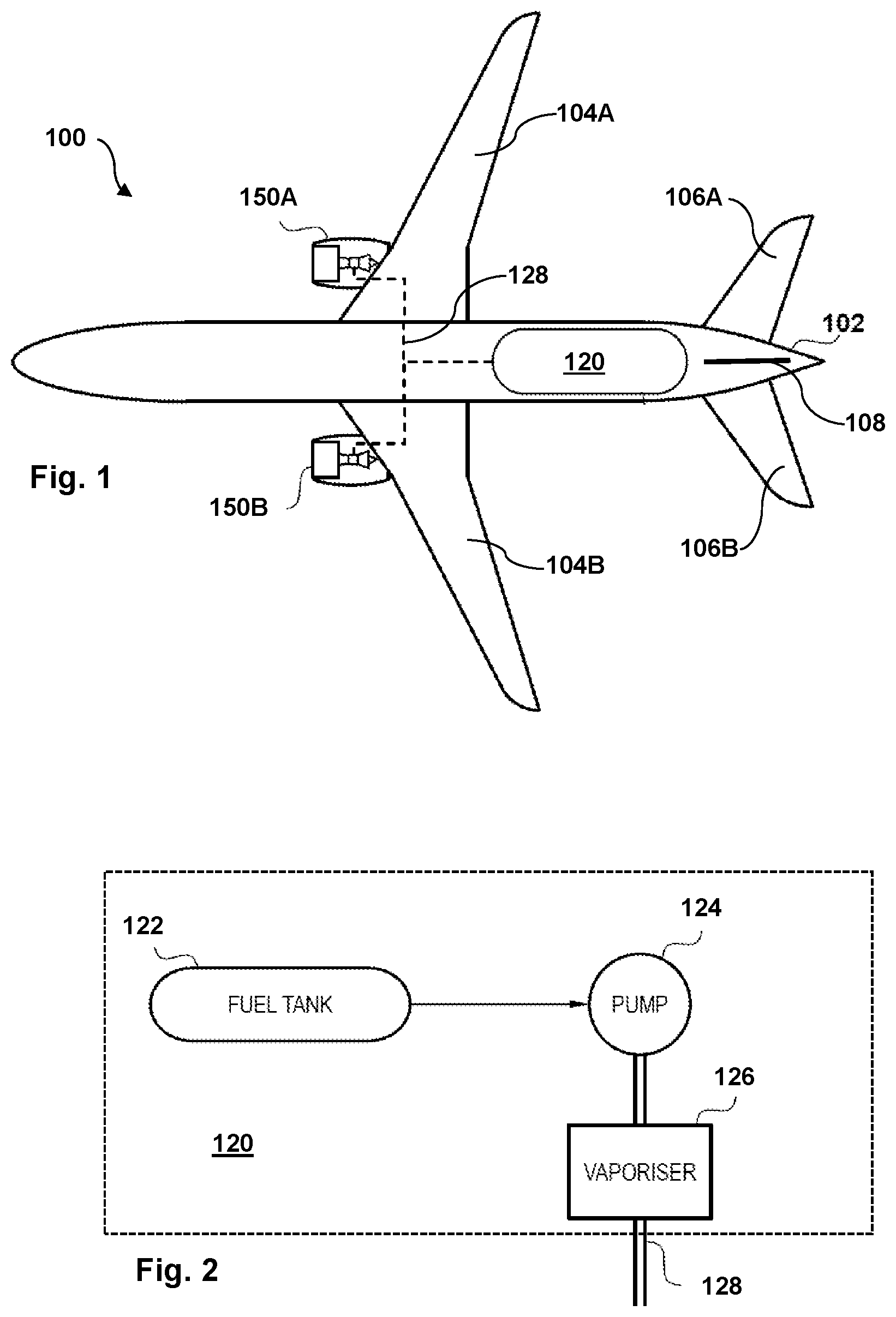 Patent US12345205 — Hydrogen-fuelled gas turbine engine with fuel-to-air turbocharger — Figure 1