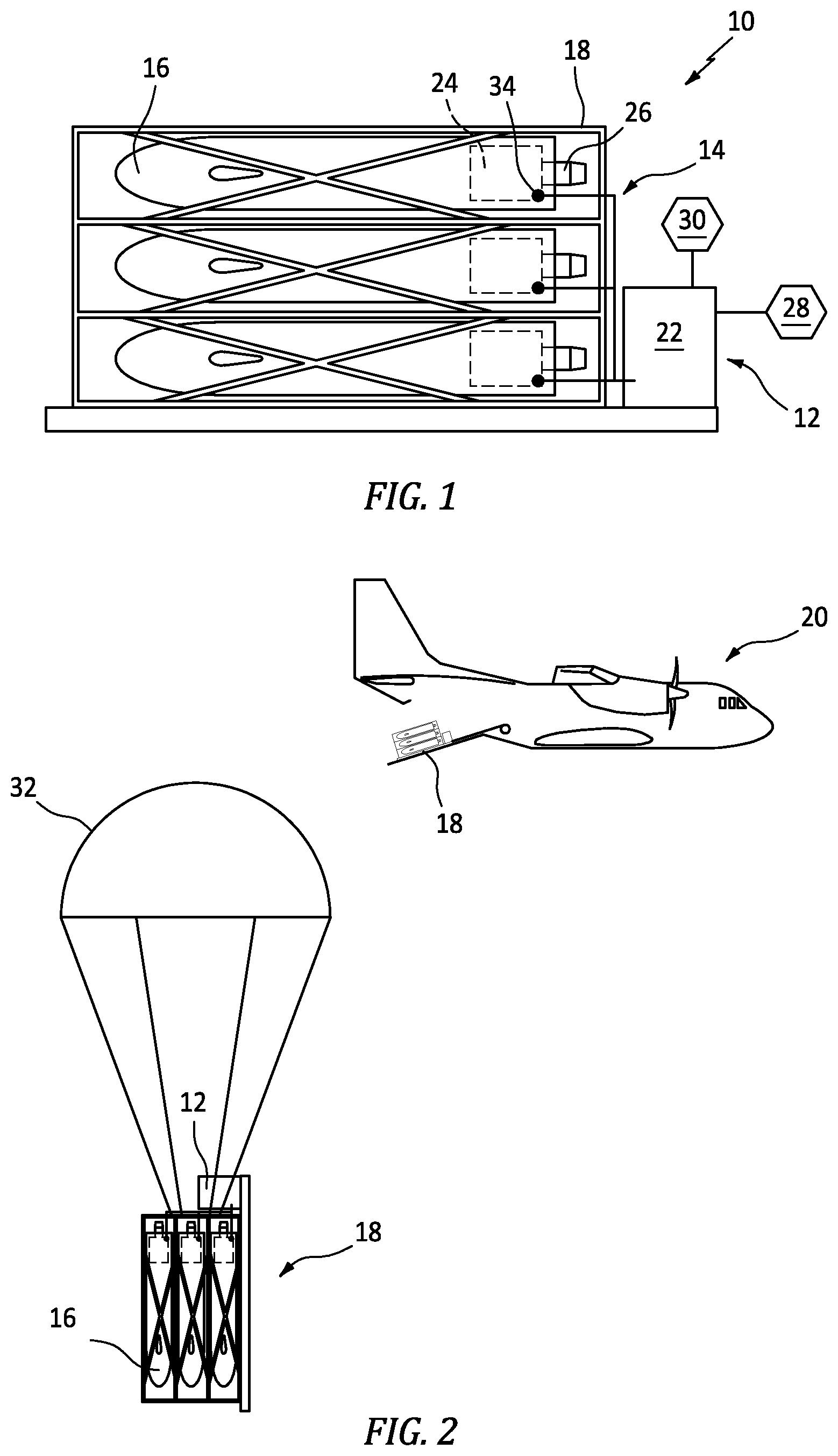 Patent US12345207 — Centralized multi engine startup system for palletized applications — Figure 1